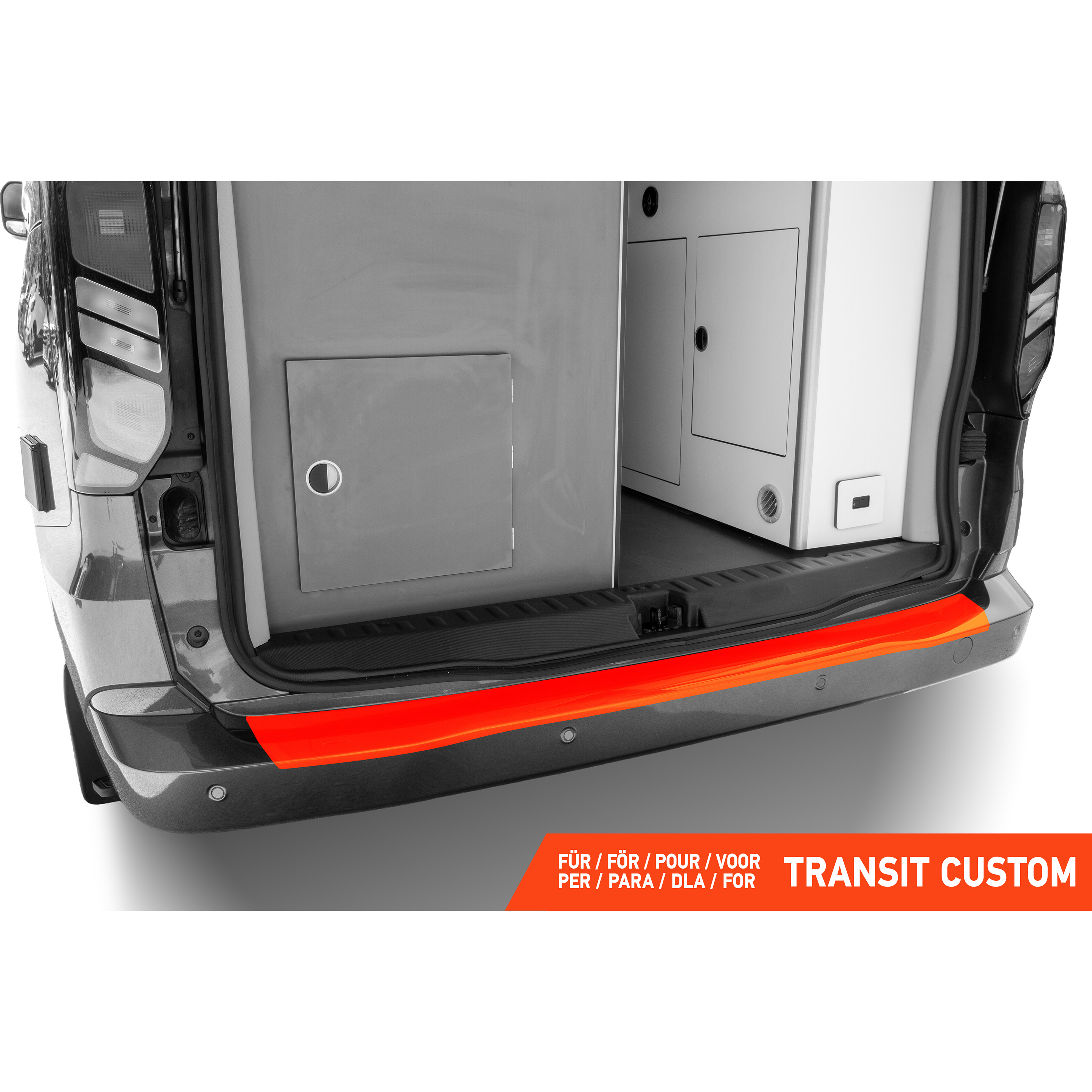 Ladekantenschutz für Ford Transit Custom 2 (II) V710 I 2023 - 2026
