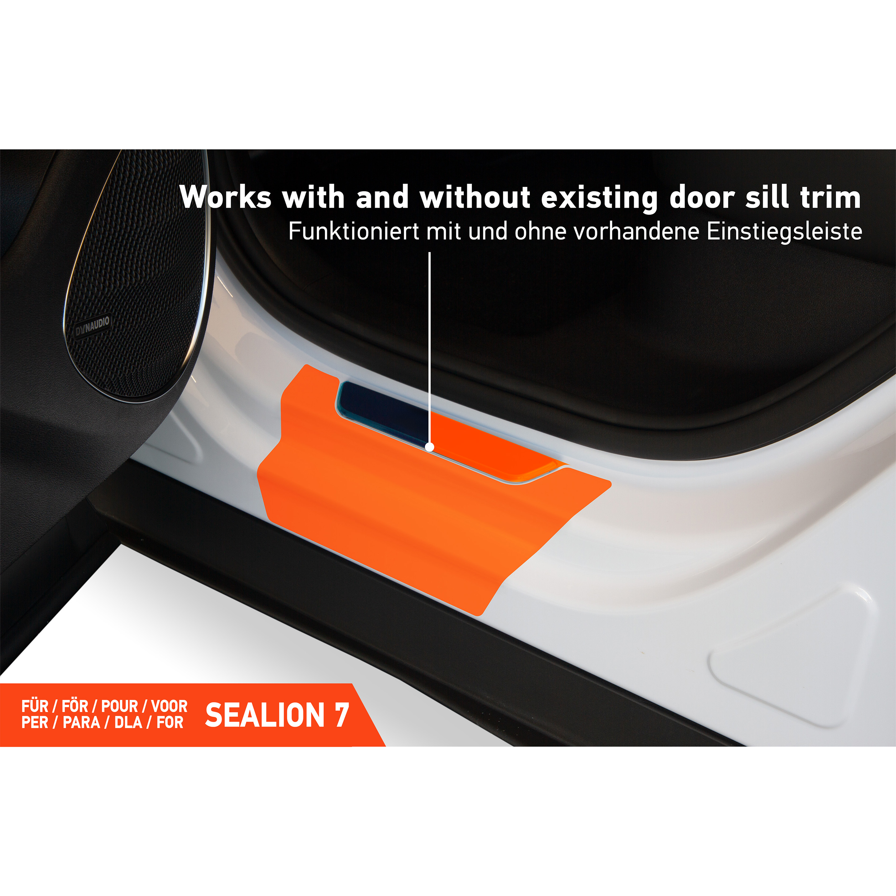 Einstiegsleisten Schutz für BYD Sealion 7 I 2024 - 2026 im 4er Set