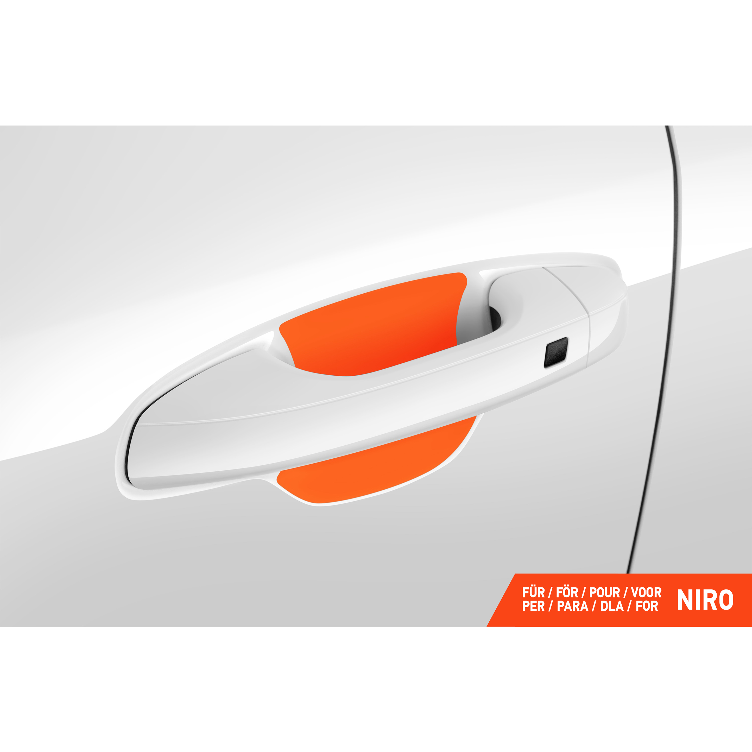 Auto Türgriffmulden Schutzfolie für Kia Niro 2 (II) SG2 I 2022 - 2025 im 4er Set