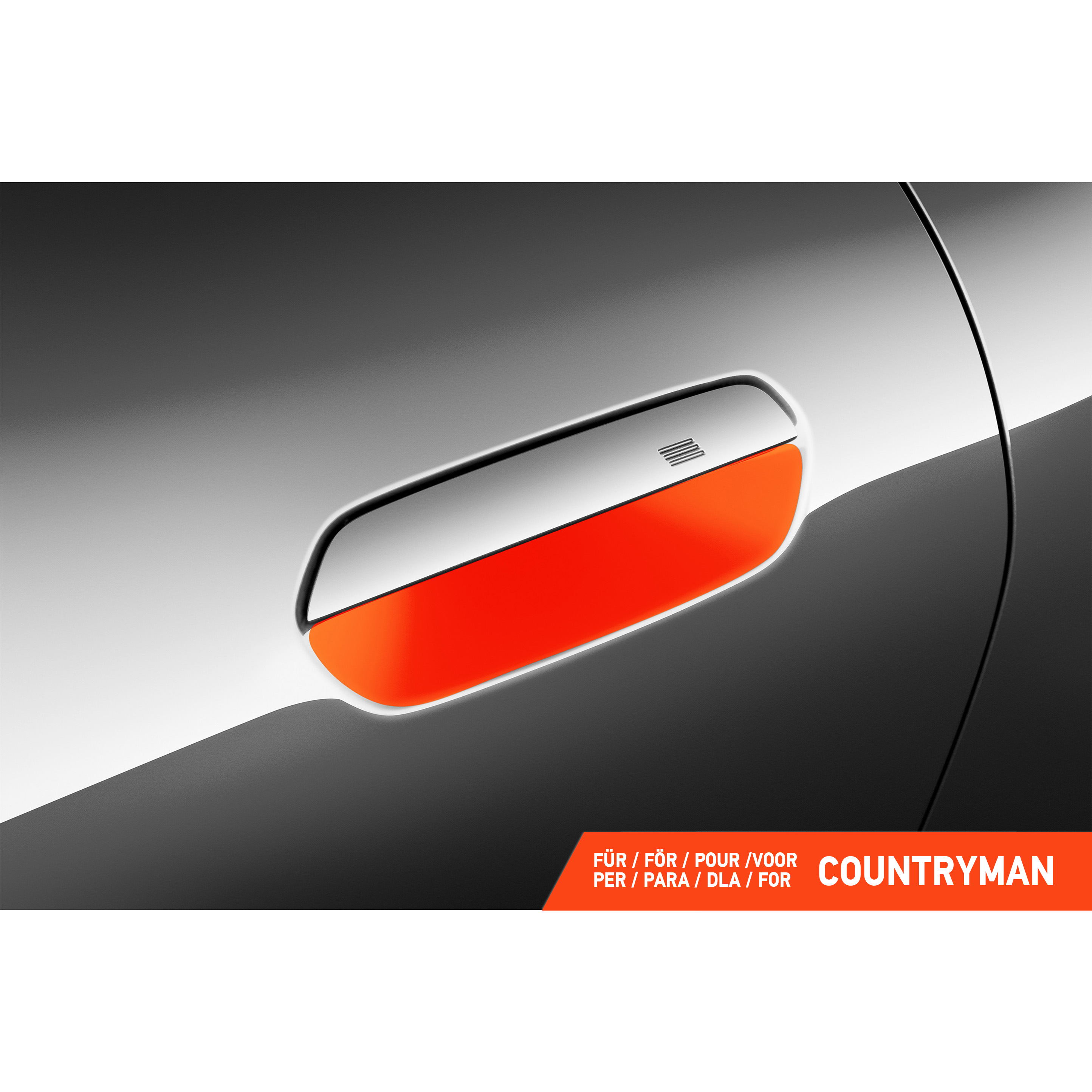 Auto Türgriffmulden Schutzfolie für MINI Countryman 3 (III) U25 I 2023 - 2026 im 4er Set