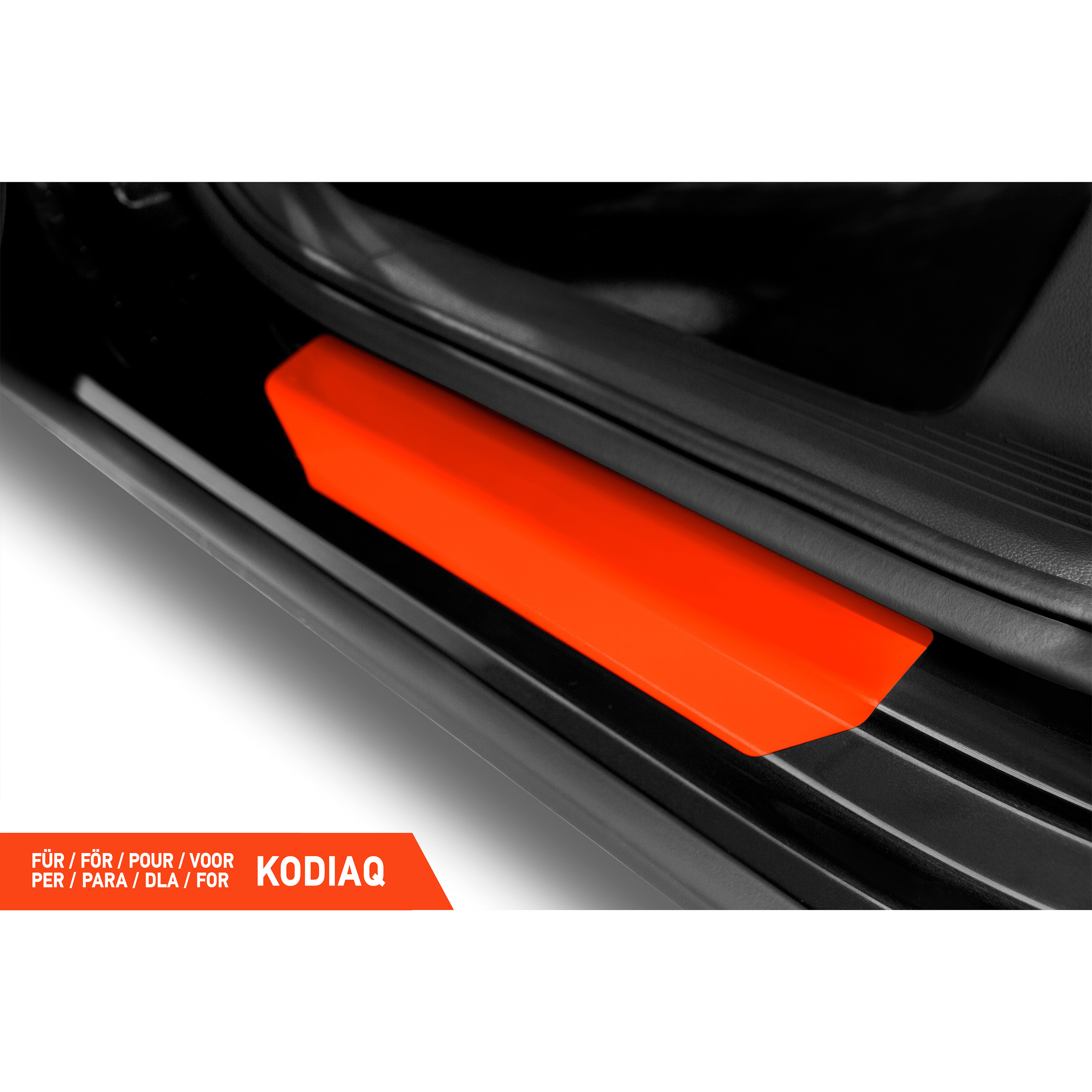 Einstiegsleisten Schutz für Skoda Kodiaq 1 (I) NS7 I 2017 - 2023 im 4er Set