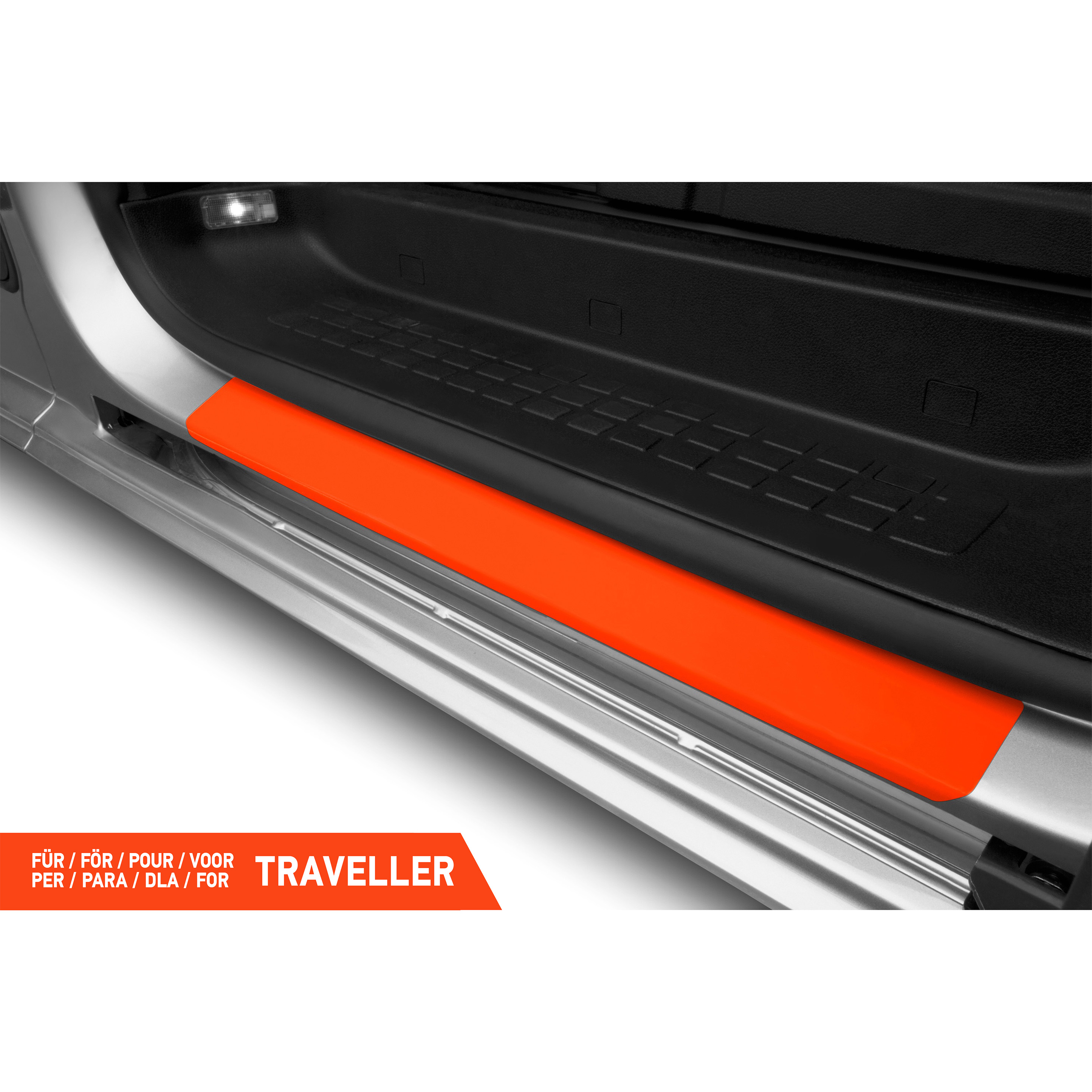 Einstiegsleisten Schutz für Peugeot Traveller V I 2016 - 2026 im 4er Set