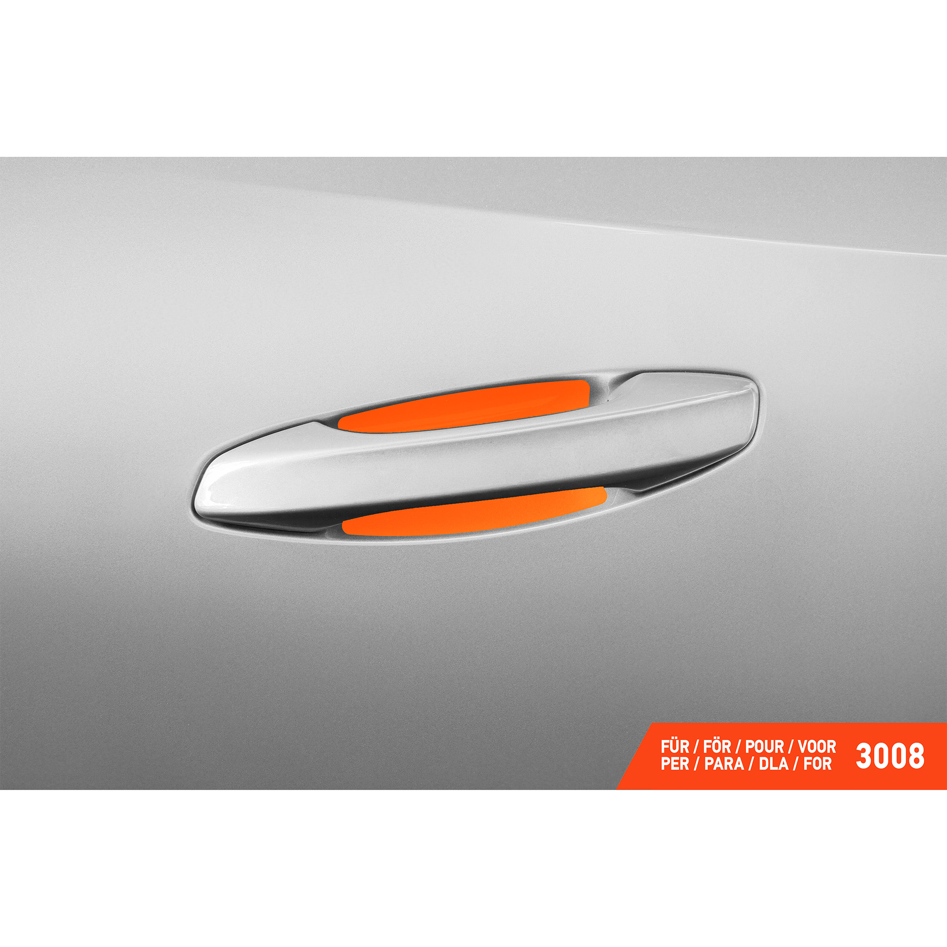 Auto Türgriffmulden Schutzfolie für Peugeot 3008 III P64 I 2024 - 2026 im 4er Set