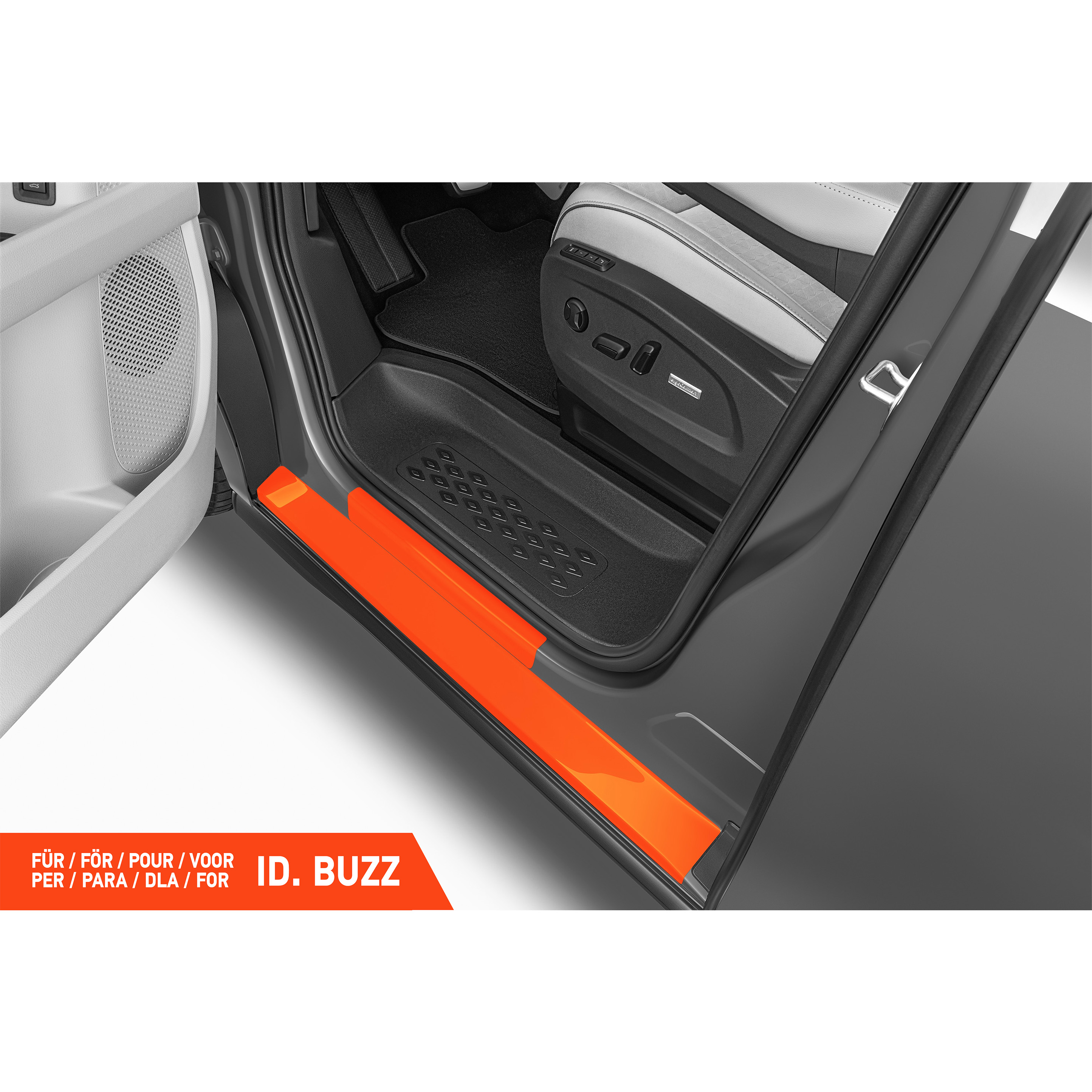 Einstiegsleisten Schutz für VW ID. Buzz LWB I 2023 - 2026 im 6er Set