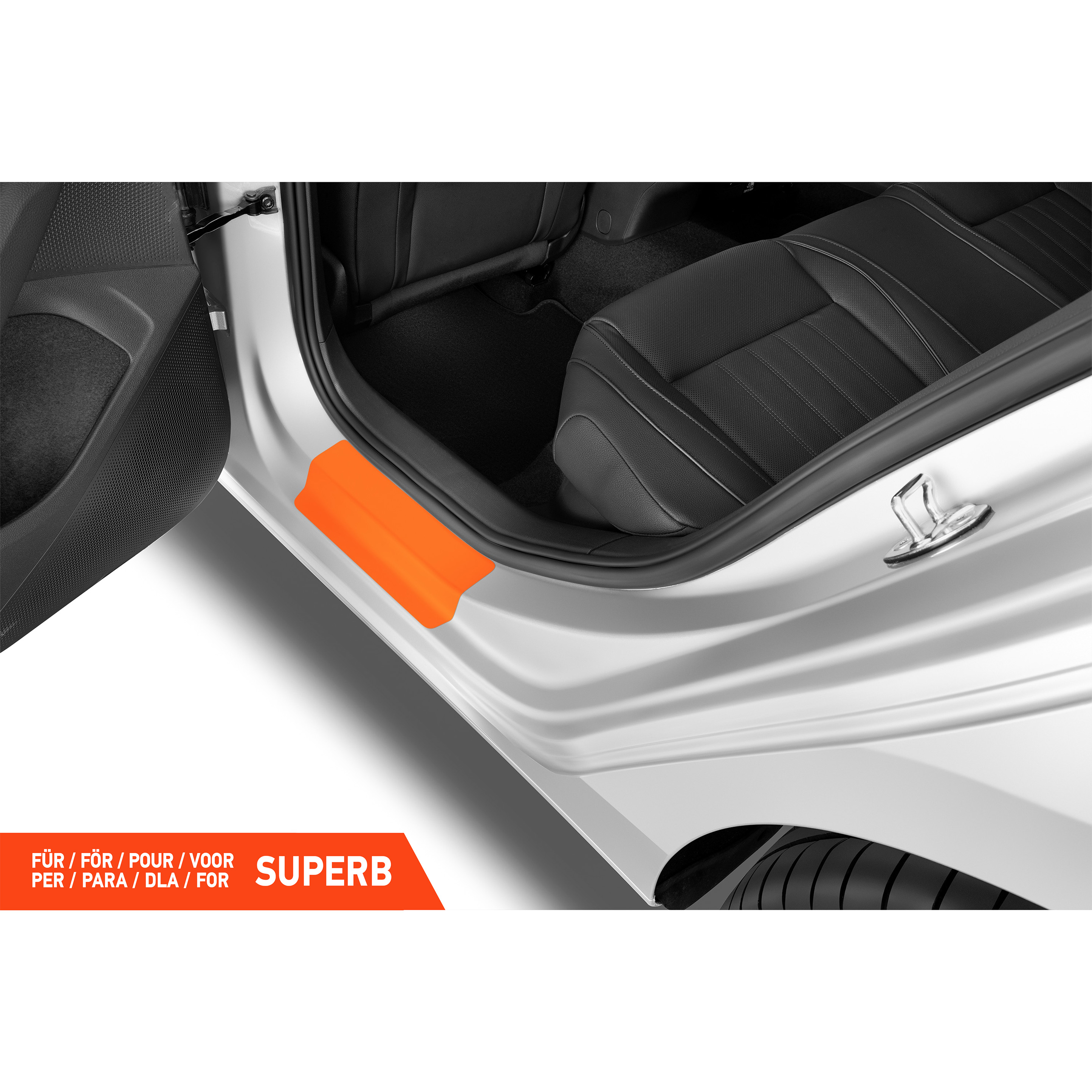 Einstiegsleisten Schutz für Skoda Superb Combi 4 (IV) NZ5 I 2023 - 2026 im 4er Set