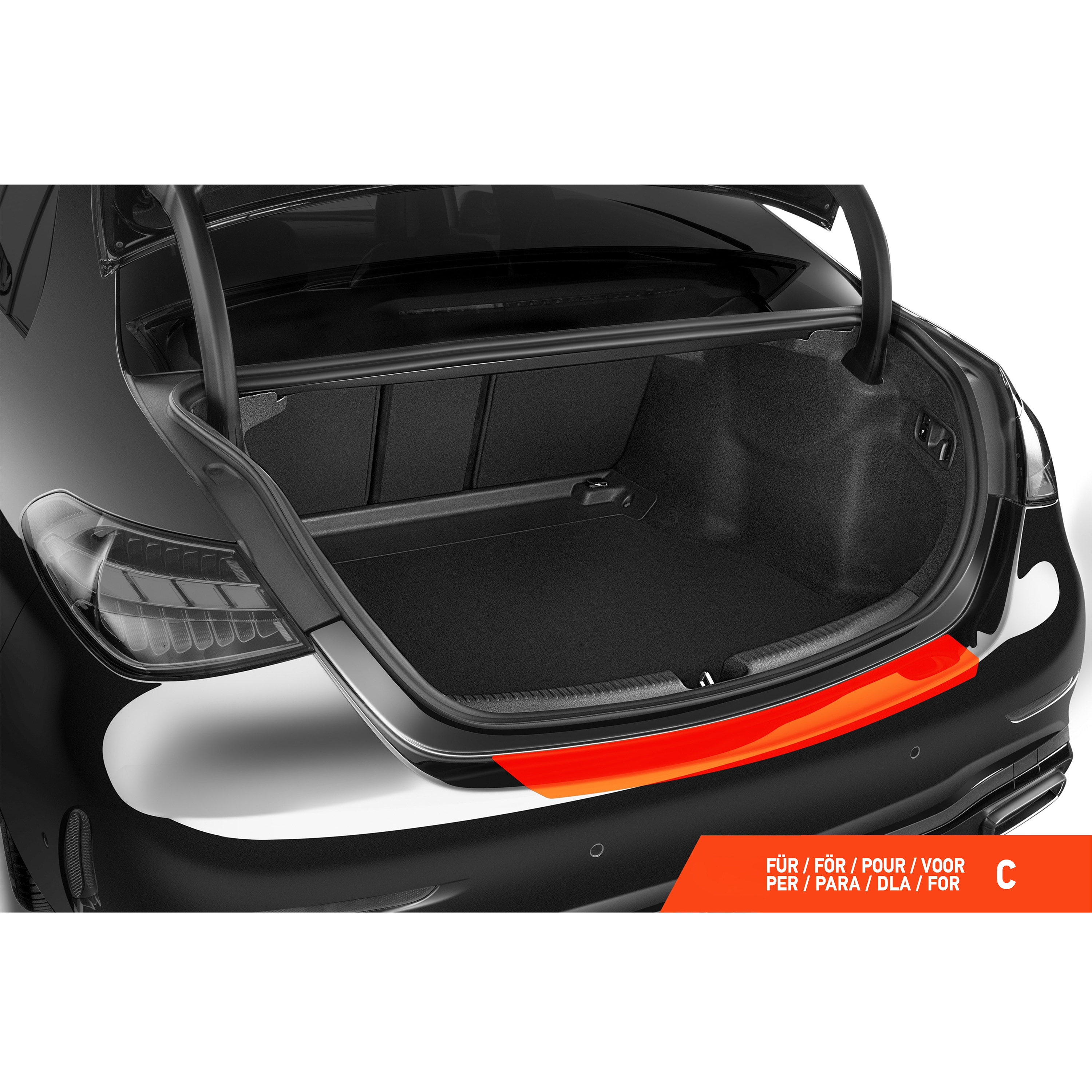 Ladekantenschutz für Mercedes Benz C-Klasse Limousine W206 I 2021 - 2026