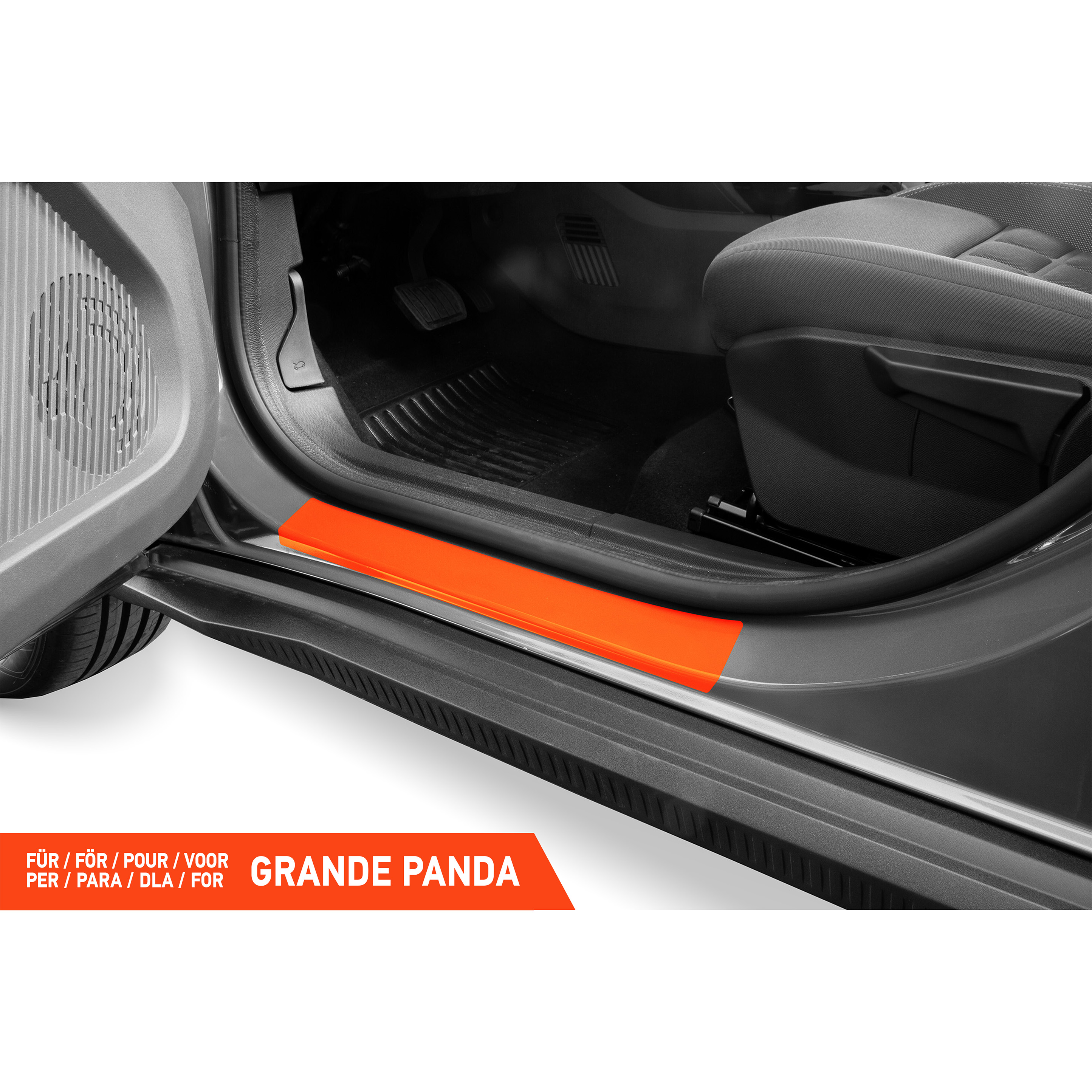 Einstiegsleisten Schutz für Fiat Grande Panda I 2025 - 2026 im 4er Set