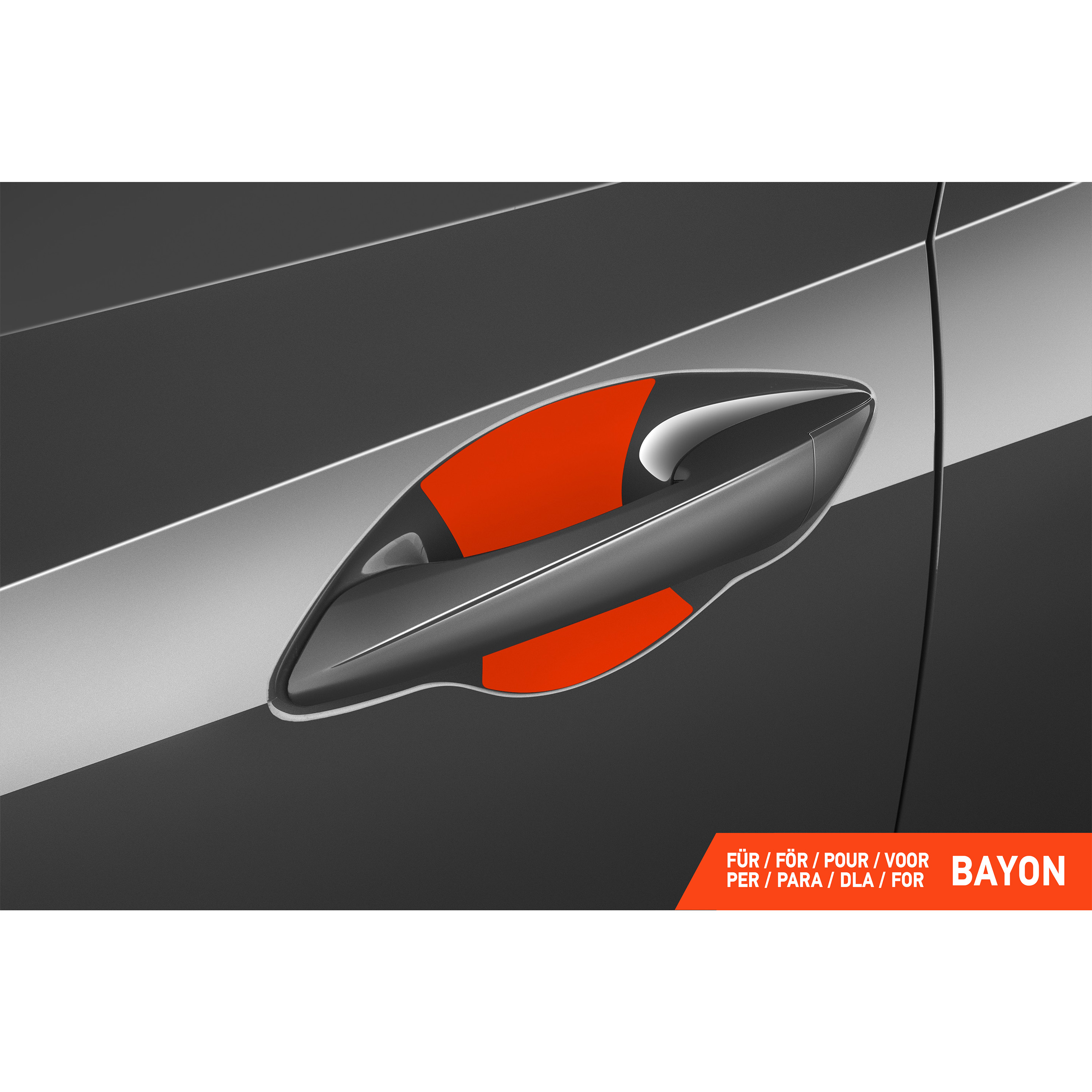 Auto Türgriffmulden Schutzfolie für Hyundai Bayon I 2021 - 2026 im 4er Set
