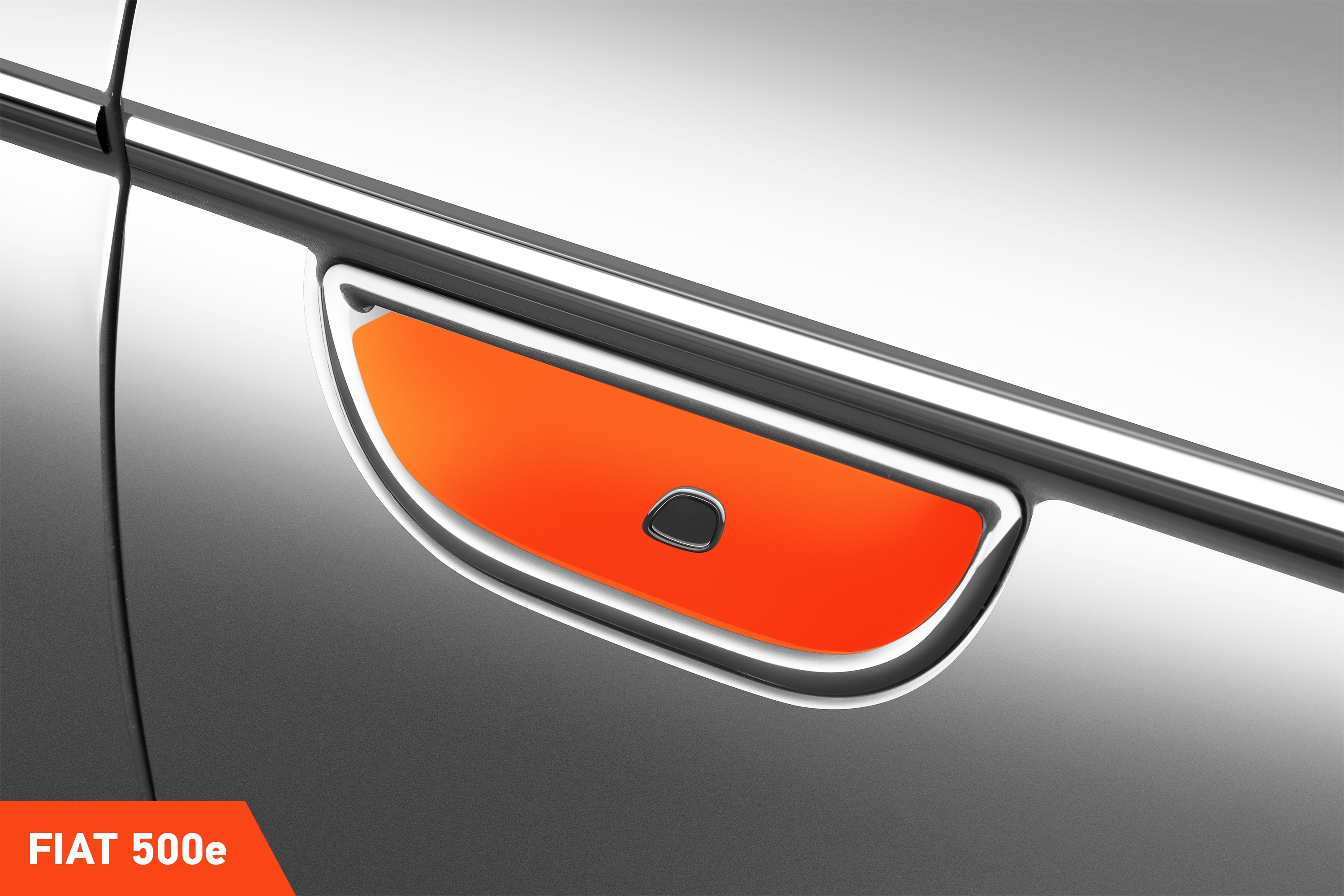 Auto Türgriffmulden Schutzfolie für Fiat 500e 332 I 2020 - 2025 im 2er Set