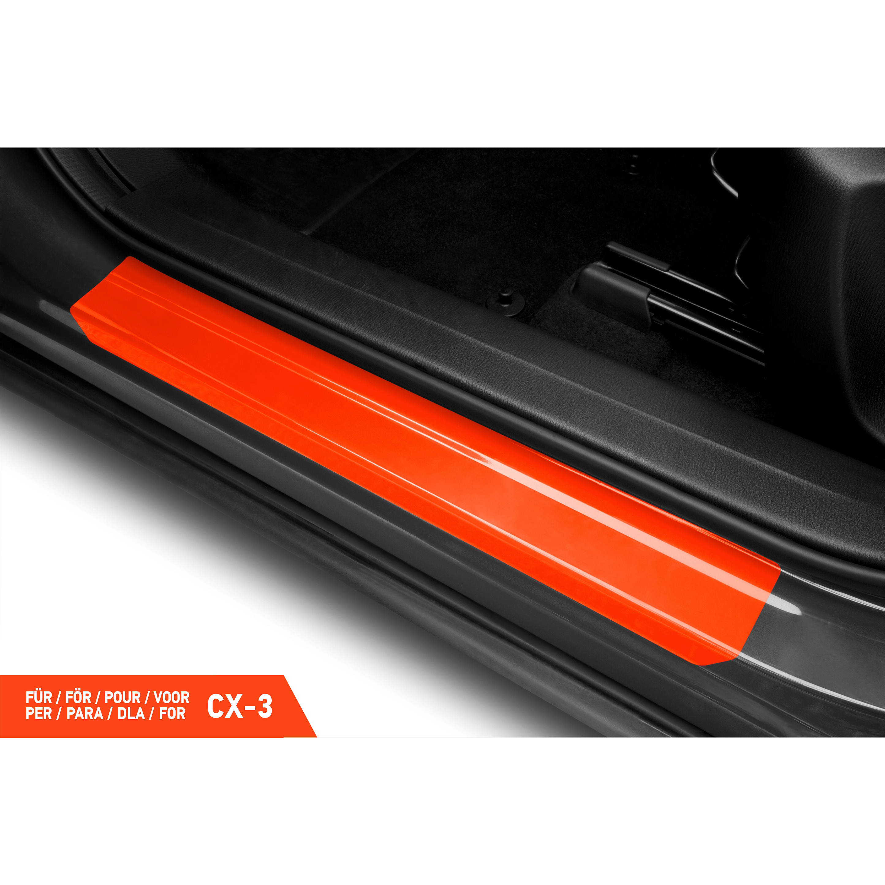 Einstiegsleisten Schutz für Mazda CX-3 1 (I) DK I 2015 - 2021 im 4er Set