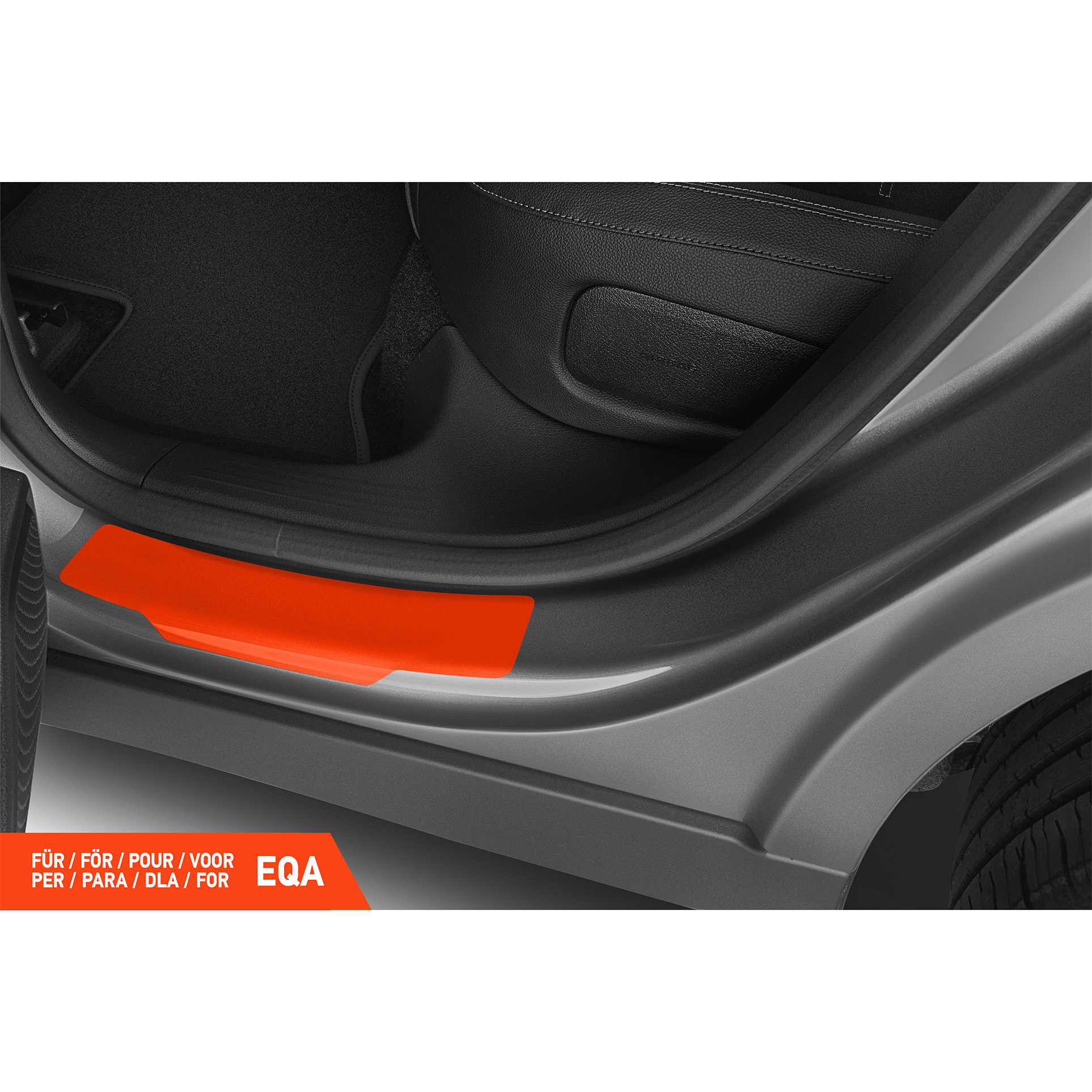 Einstiegsleisten Schutz für Mercedes Benz EQA H243 I 2021 - 2026 im 4er Set