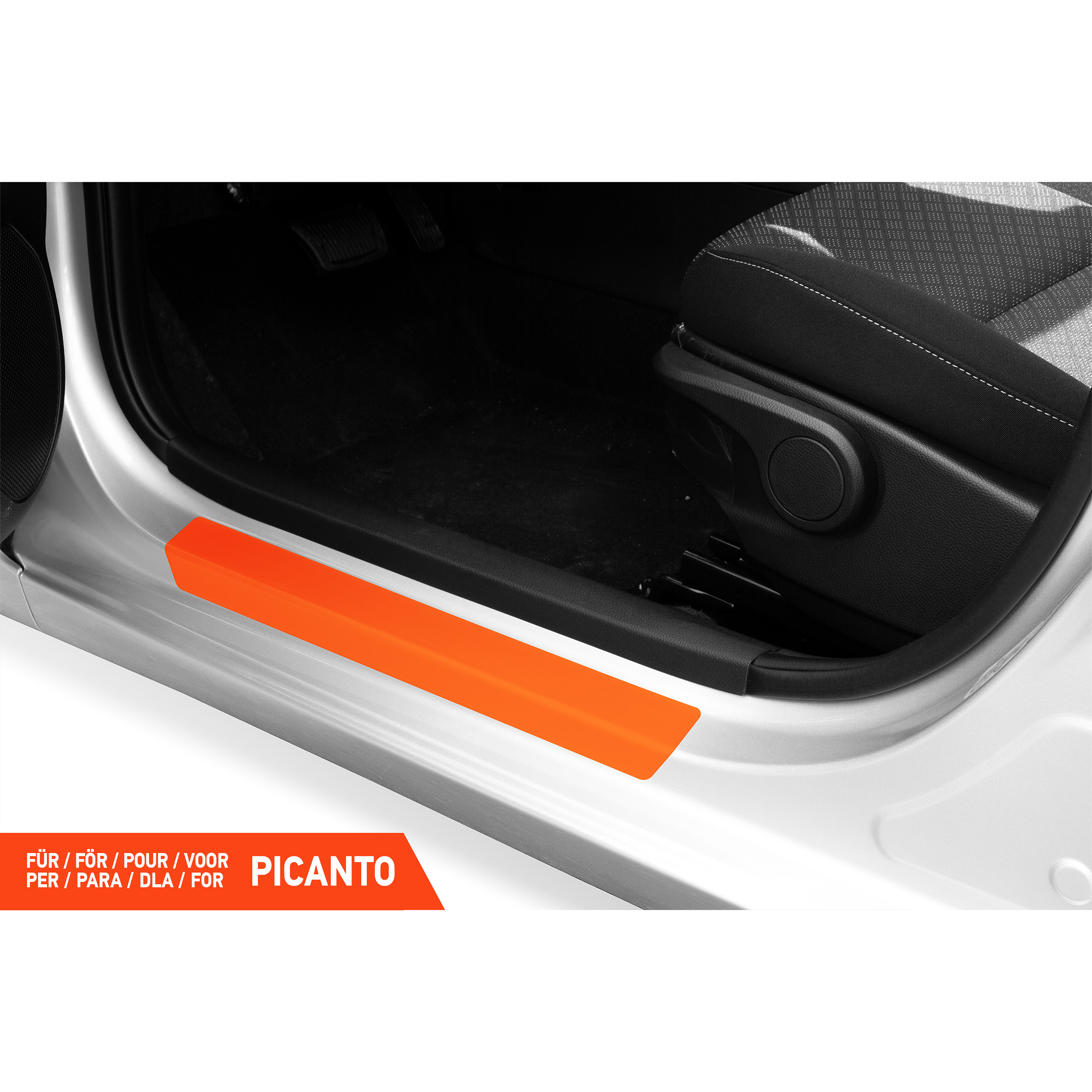 Einstiegsleisten Schutz für Kia Picanto 3 (III) JA I 2017 - 2026 im 4er Set