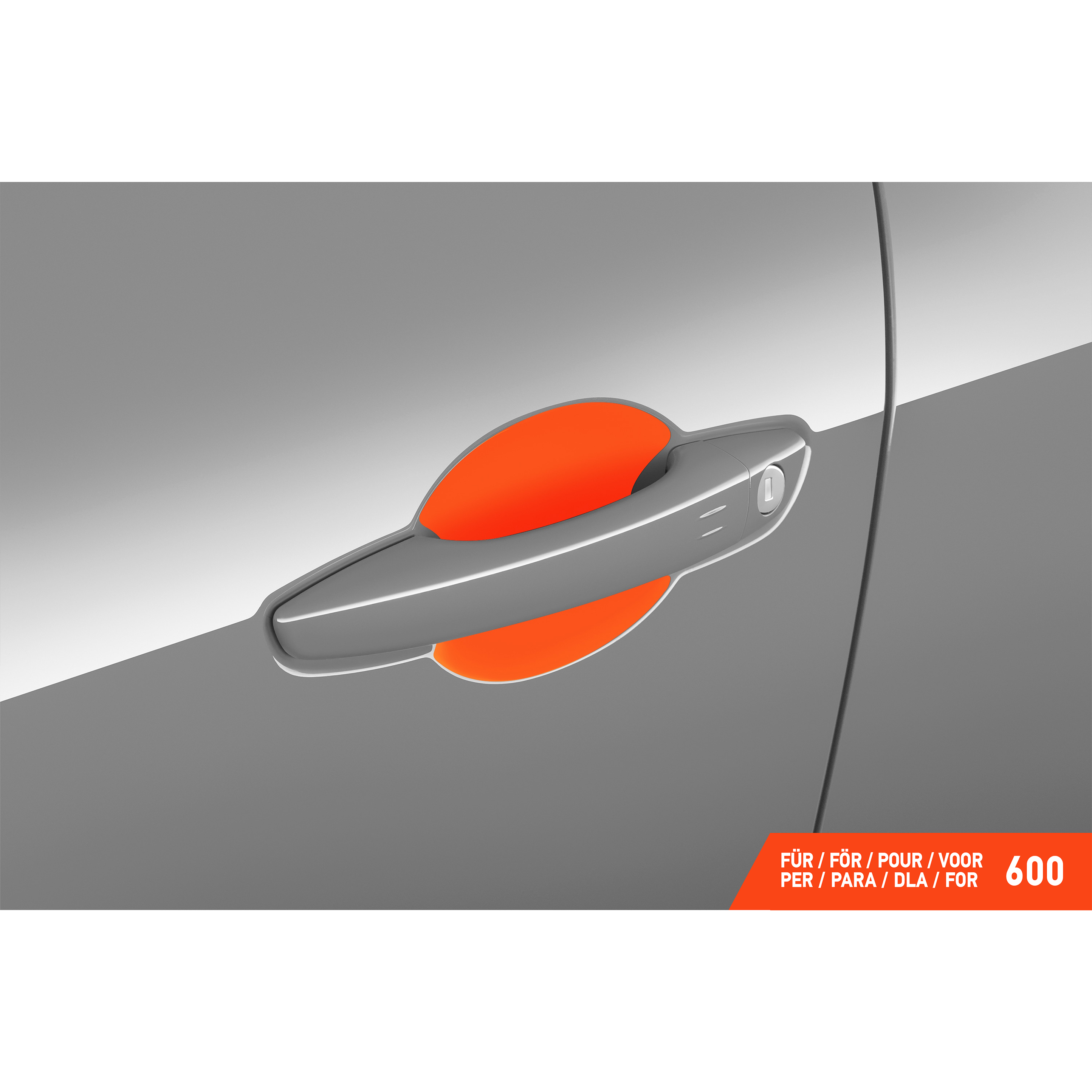 Auto Türgriffmulden Schutzfolie für Fiat 600 364/365 I 2023 - 2026 im 4er Set