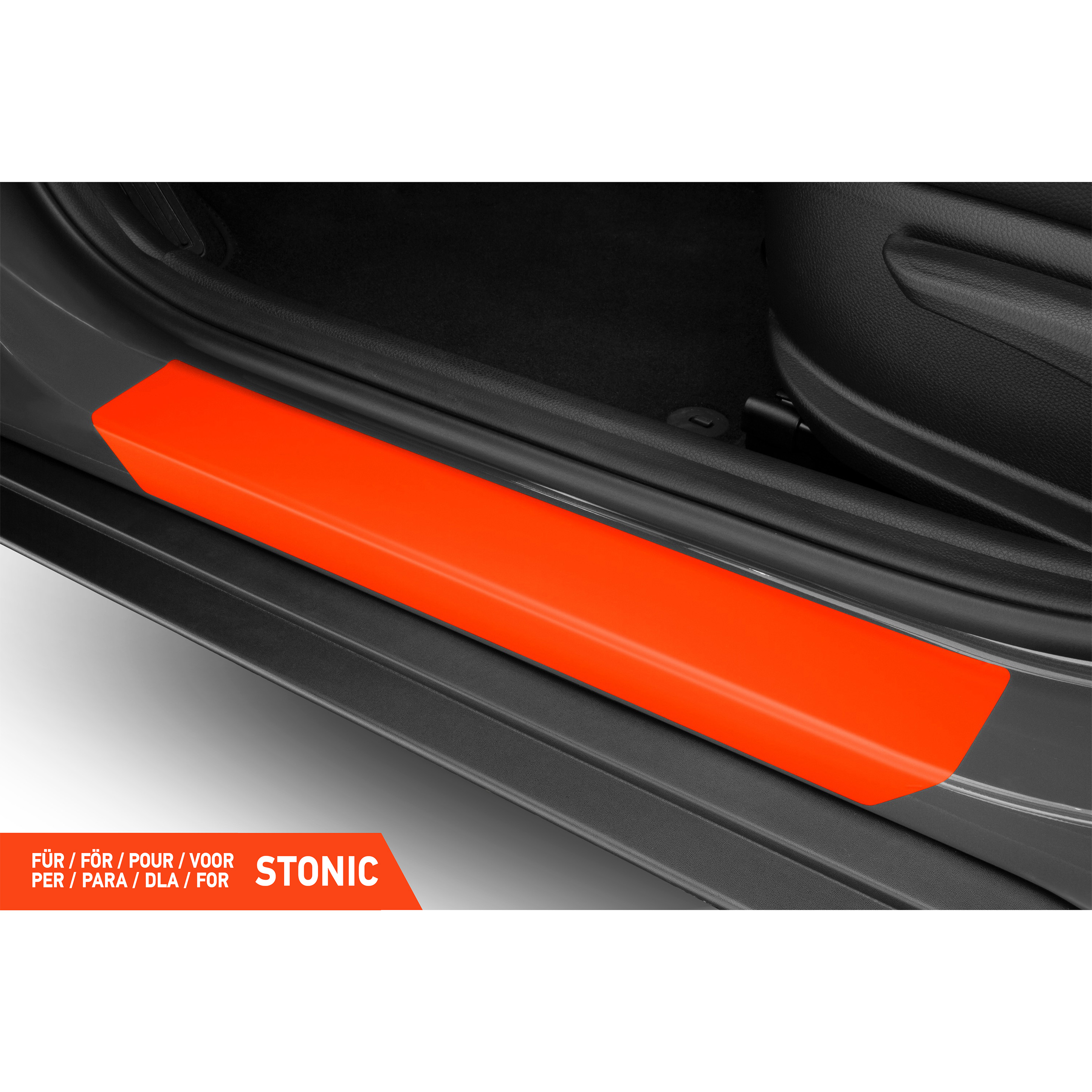 Einstiegsleisten Schutz für Kia Stonic I 2017 - 2026 im 4er Set