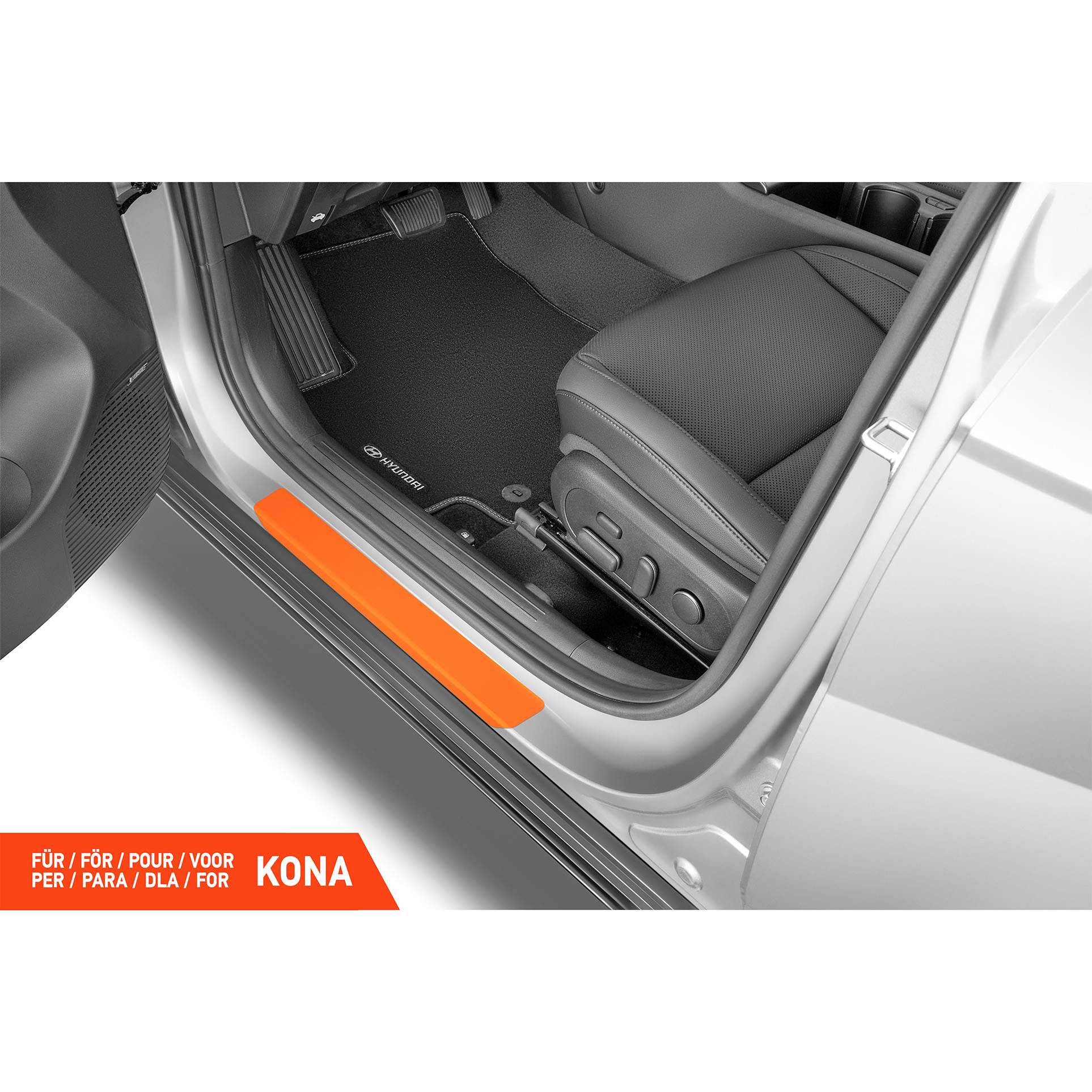 Einstiegsleisten Schutz für Hyundai Kona 2 (II) SX2 I 2023 - 2026 im 4er Set