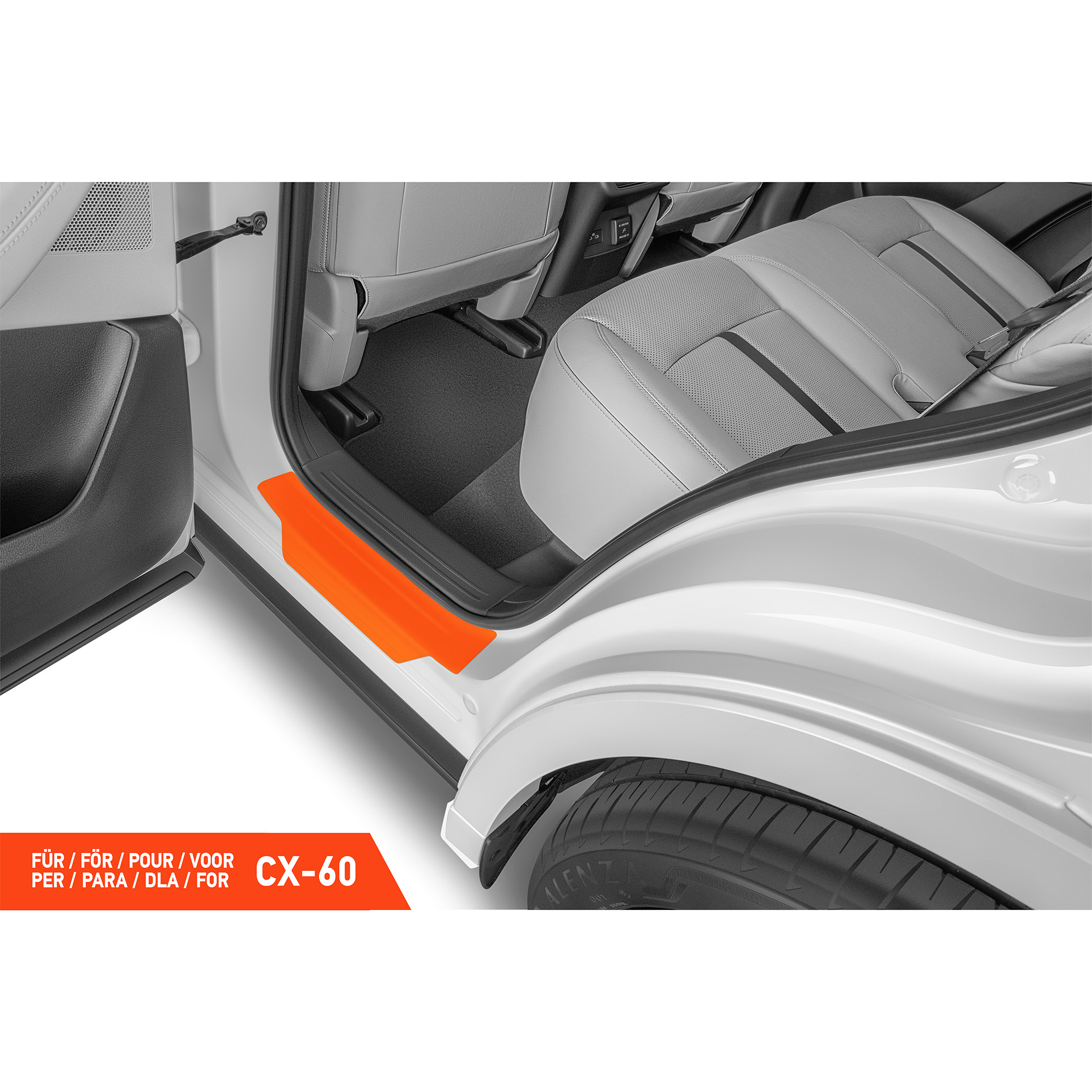 Einstiegsleisten Schutz für Mazda CX-60 I 2022 - 2026 im 4er Set