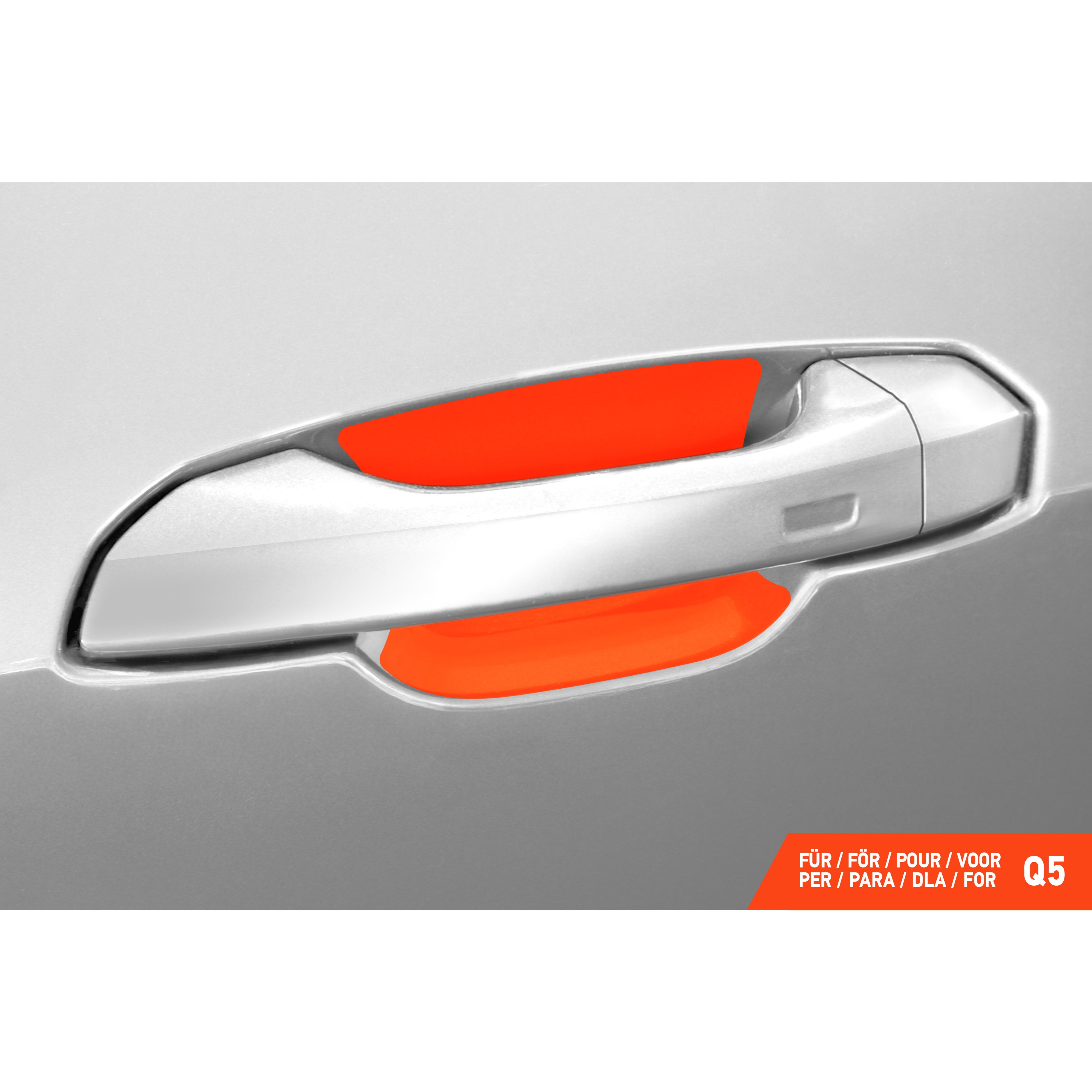 Auto Türgriffmulden Schutzfolie für Audi Q5 SUV 3 (III) GU I 2024 - 2026 im 4er Set