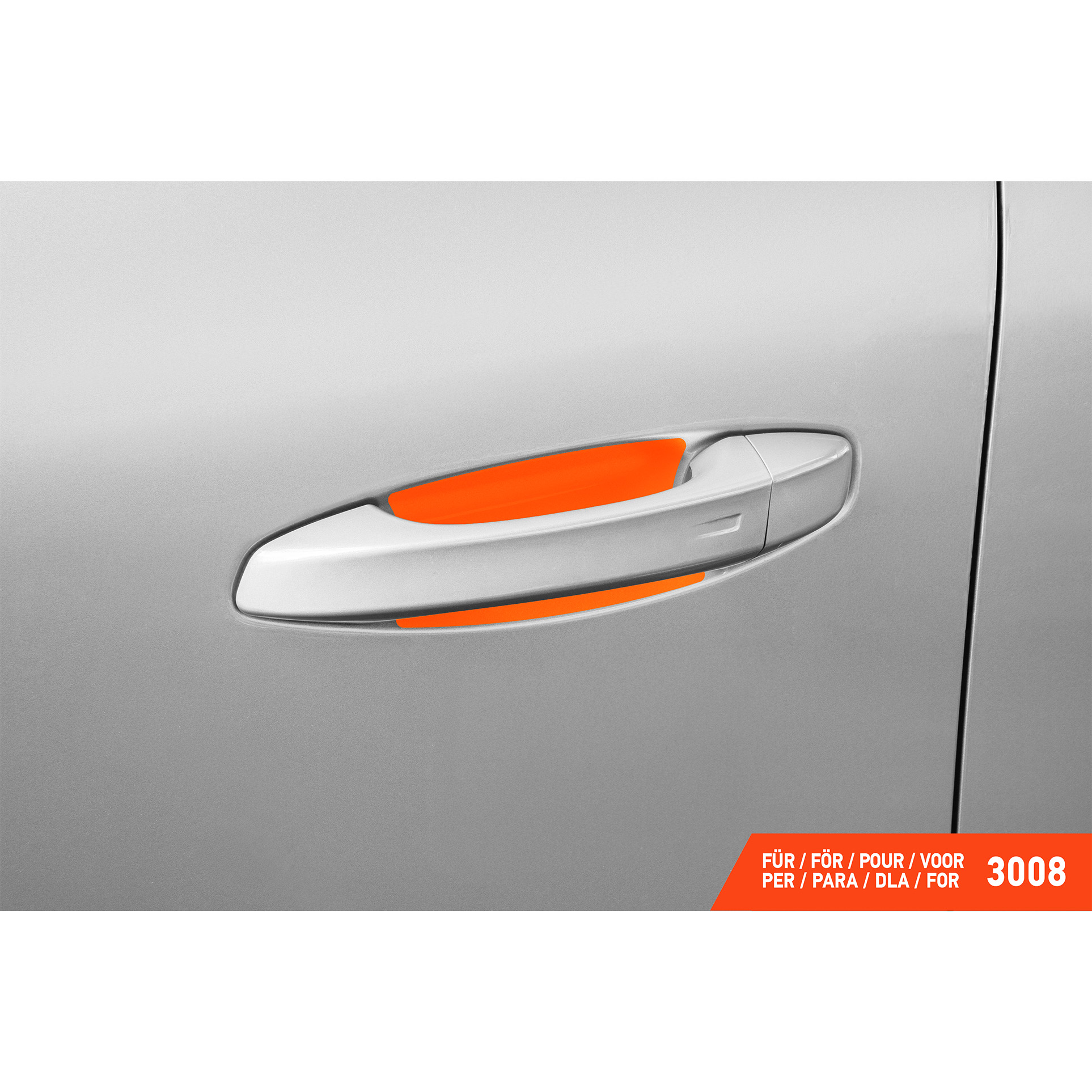 Auto Türgriffmulden Schutzfolie für Peugeot 3008 III P64 I 2024 - 2026 im 4er Set
