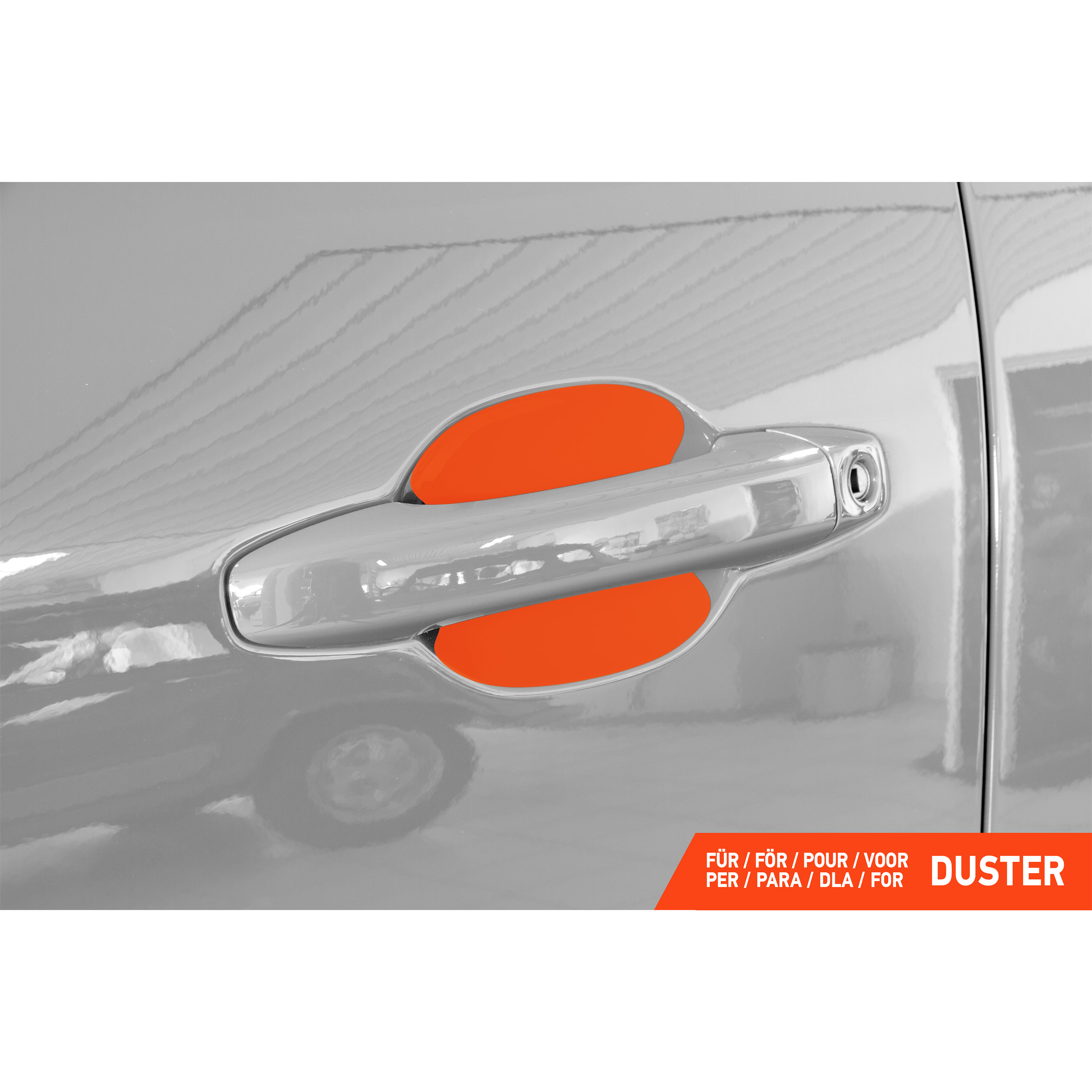 Auto Türgriffmulden Schutzfolie für Dacia Duster 3 (III) P1310 I 2024 - 2026 im 4er Set