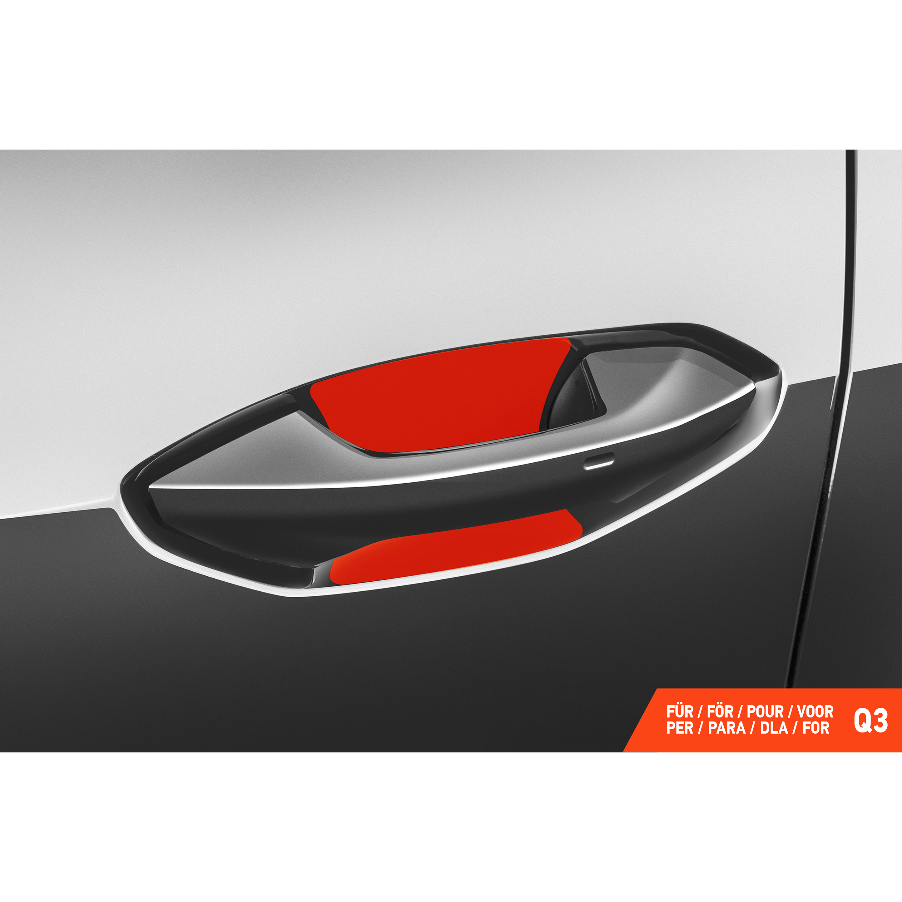 Auto Türgriffmulden Schutzfolie für Audi Q3 Sportback 3 (III) FJ I 2025 - 2026 im 4er Set