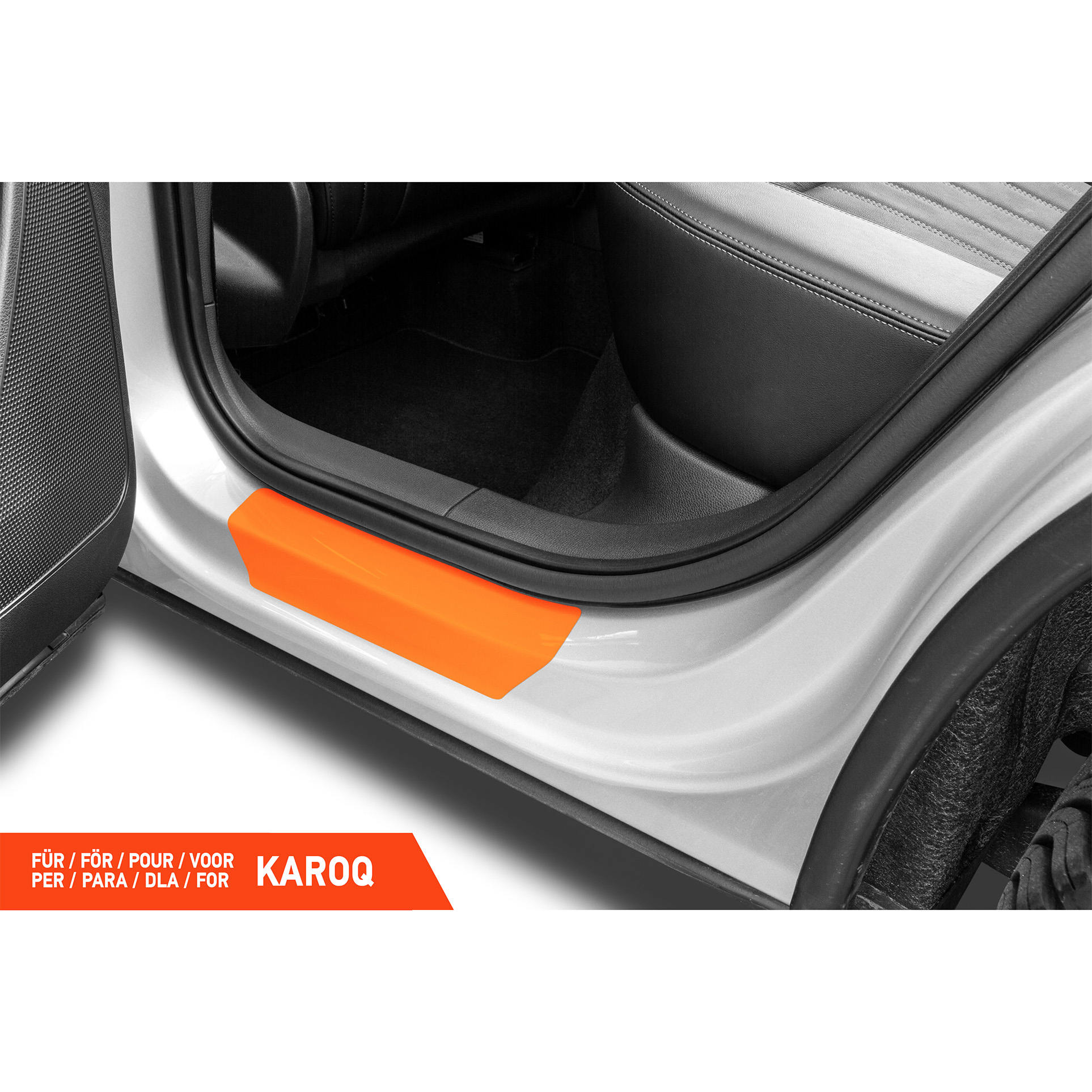 Einstiegsleisten Schutz für Skoda Karoq NU7 I 2017 - 2026 im 4er Set