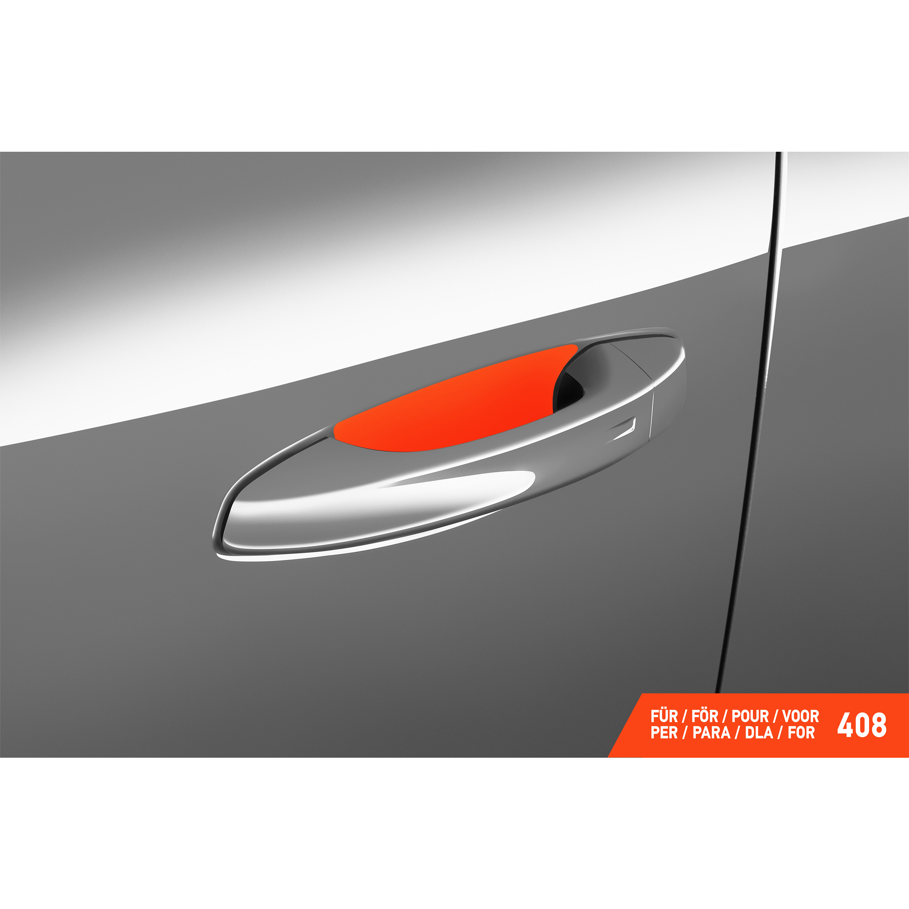 Auto Türgriffmulden Schutzfolie für Peugeot 408 3 (III) I 2022 - 2026 im 4er Set