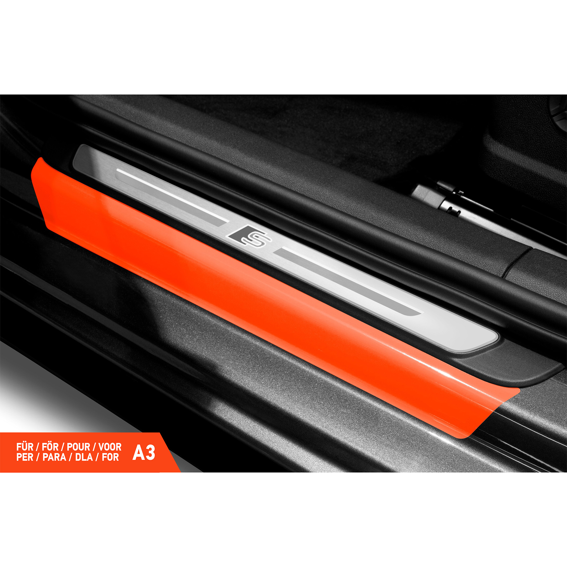 Einstiegsleisten Schutz für Audi A3 Sportback 4 (IV) 8Y I 2020 - 2026 im 4er Set