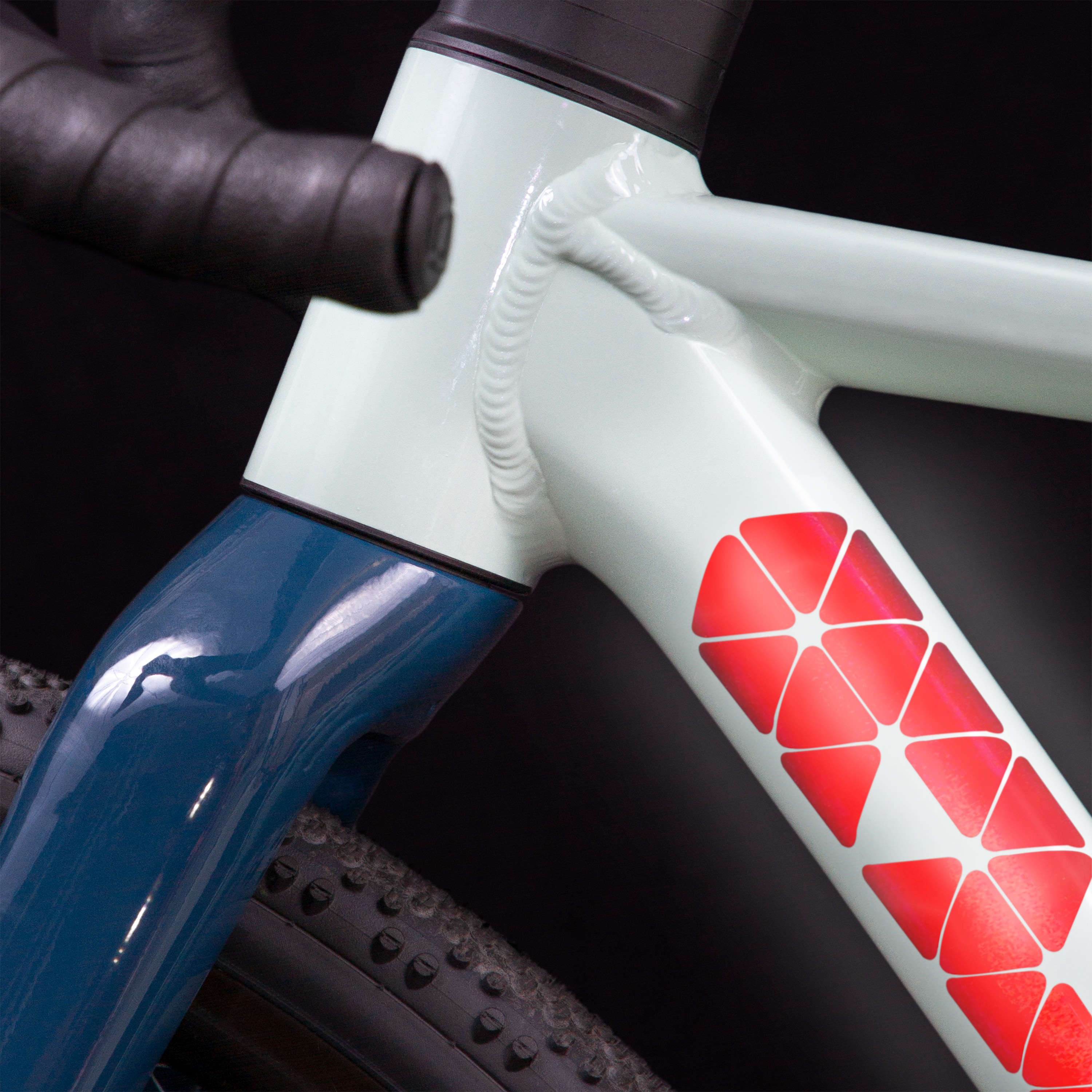 Reflektoren Sticker Set - Dreiecke klein  - für Fahrrad Roller Kinderwagen