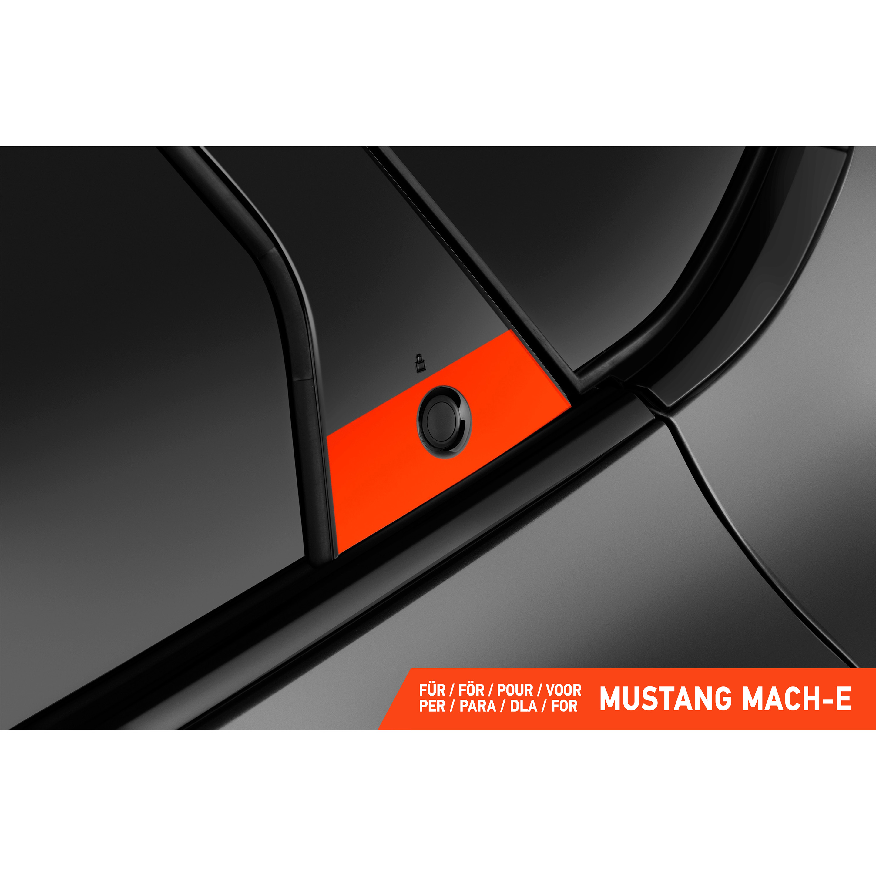 Auto Türgriffmulden Schutzfolie für Ford Mustang Mach-E I 2021 - 2026 im 4er Set