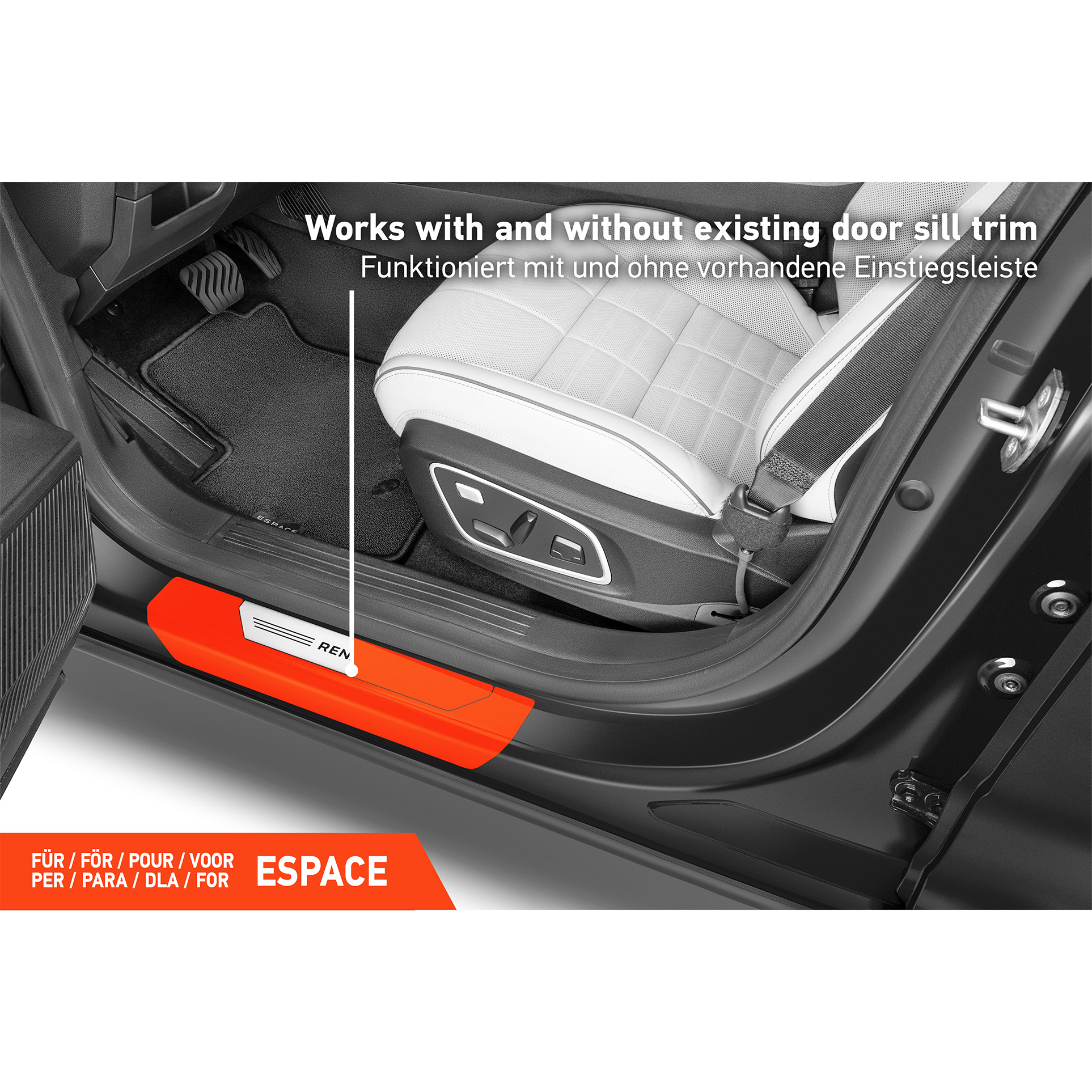 Einstiegsleisten Schutz für Renault Espace 6 (VI) I 2023 - 2026 im 4er Set