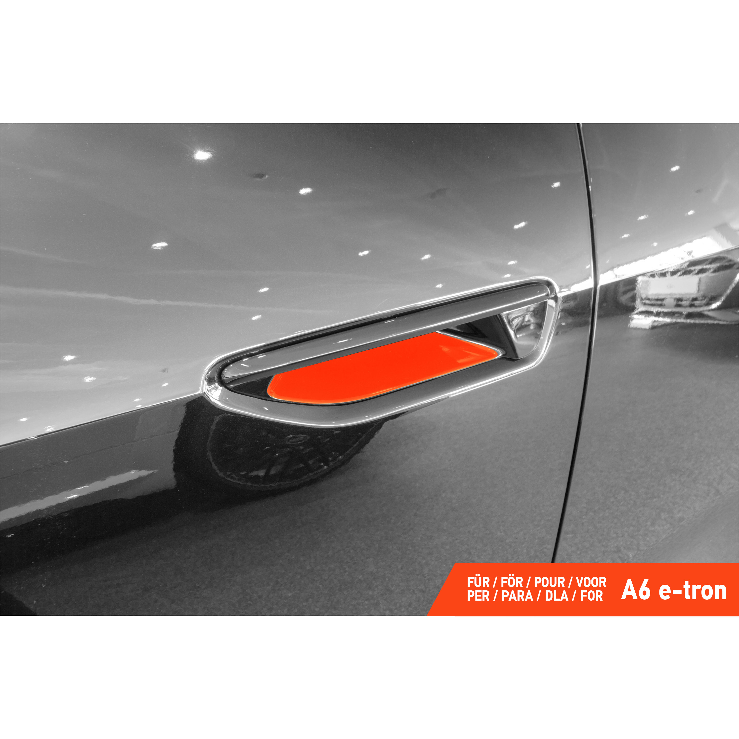 Auto Türgriffmulden Schutzfolie für Audi A6 e-tron Sportback GH I 2024 - 2026 im 4er Set