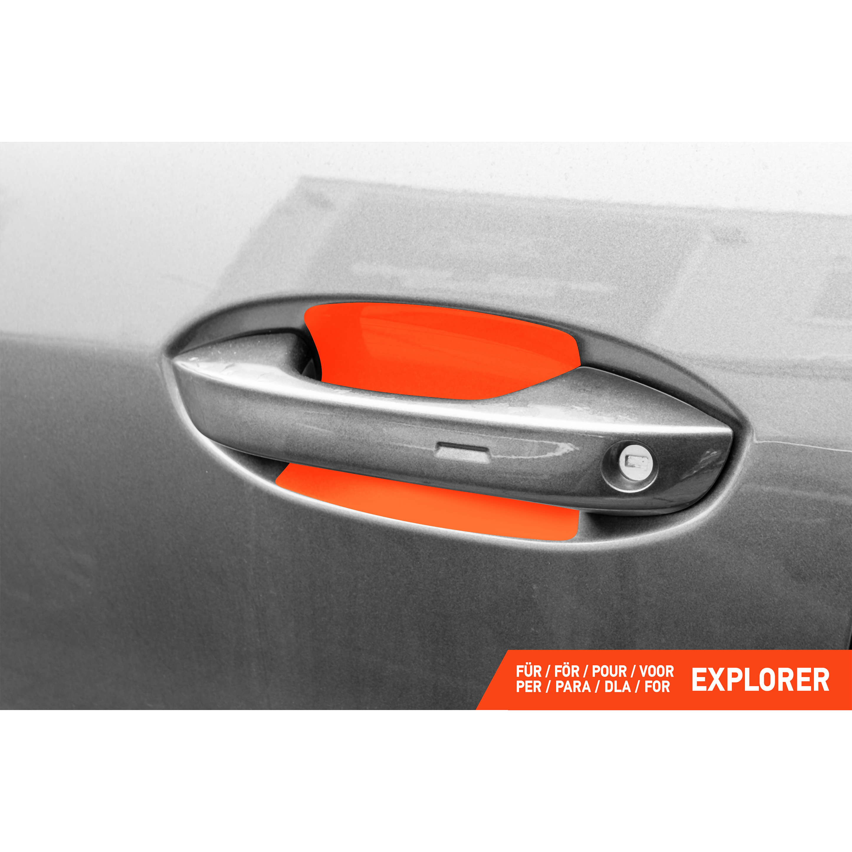 Auto Türgriffmulden Schutzfolie für Ford Explorer CX740 I 2024 - 2026 im 4er Set
