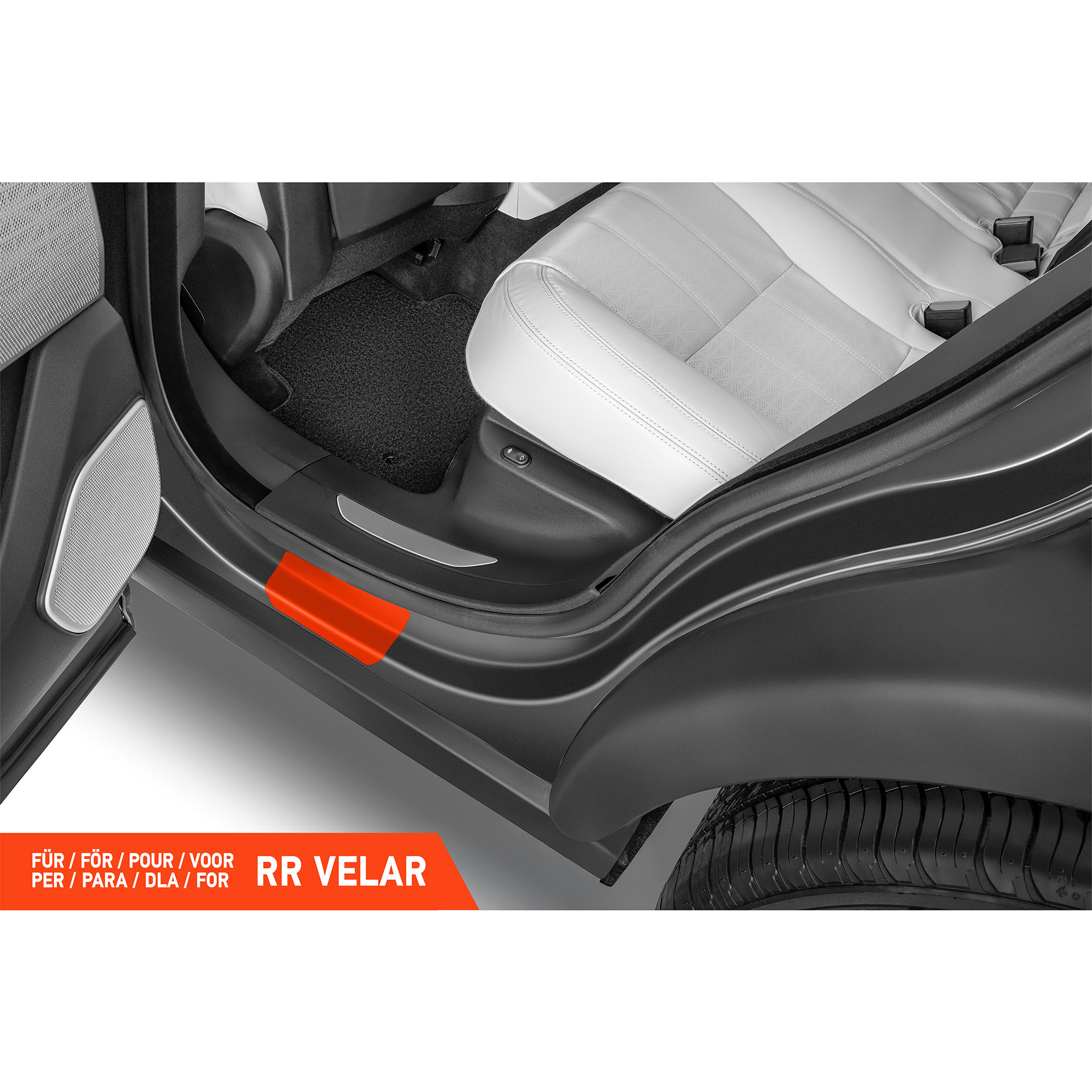 Einstiegsleisten Schutz für Land Rover Range Rover Velar L560 I 2017 - 2026 im 4er Set