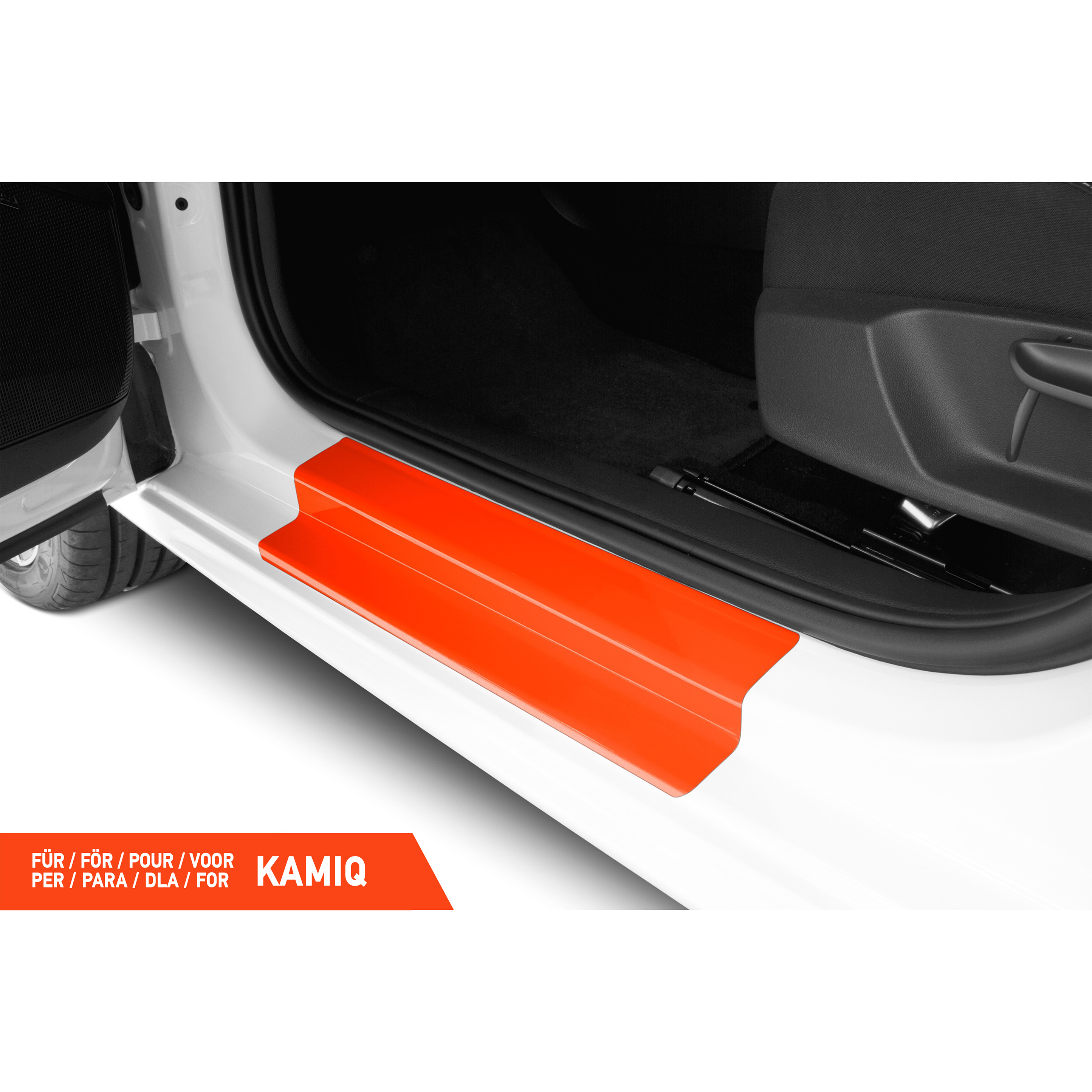 Einstiegsleisten Schutz für Skoda Kamiq NW4 I 2019 - 2026 im 4er Set