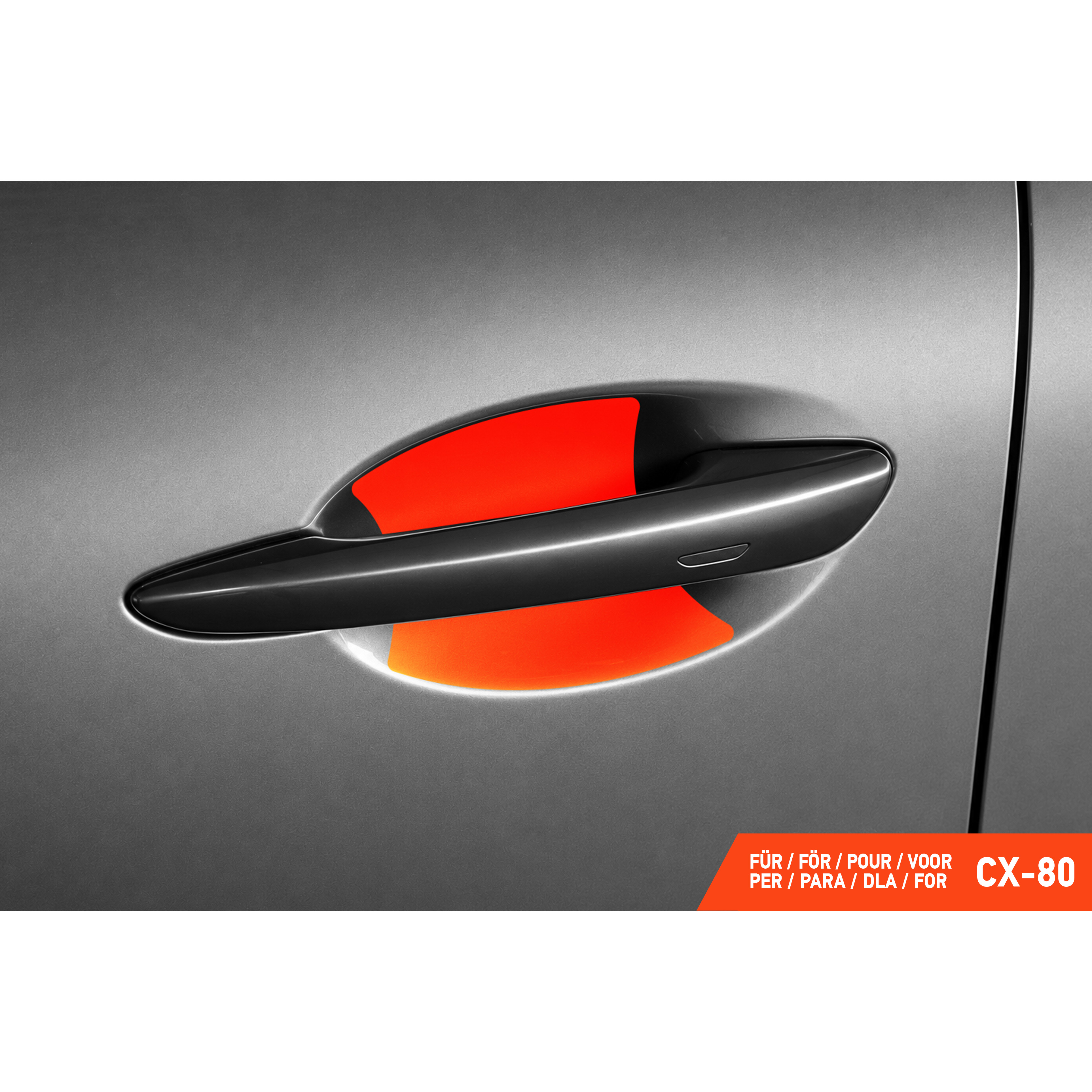 Auto Türgriffmulden Schutzfolie für Mazda CX-80 KL I 2024 - 2026 im 4er Set