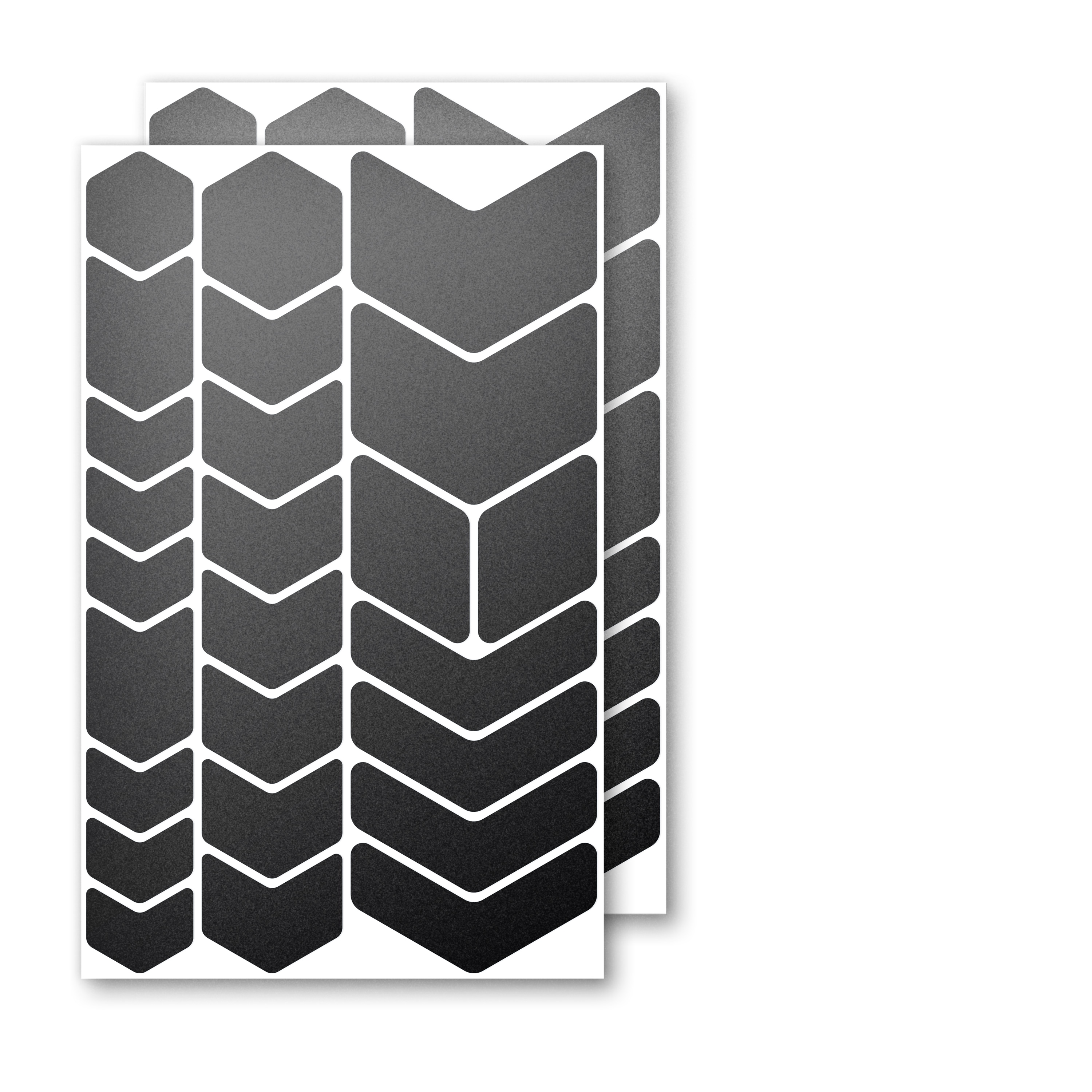Reflektoren Sticker Set - Chevrons  - für Fahrrad Roller Kinderwagen