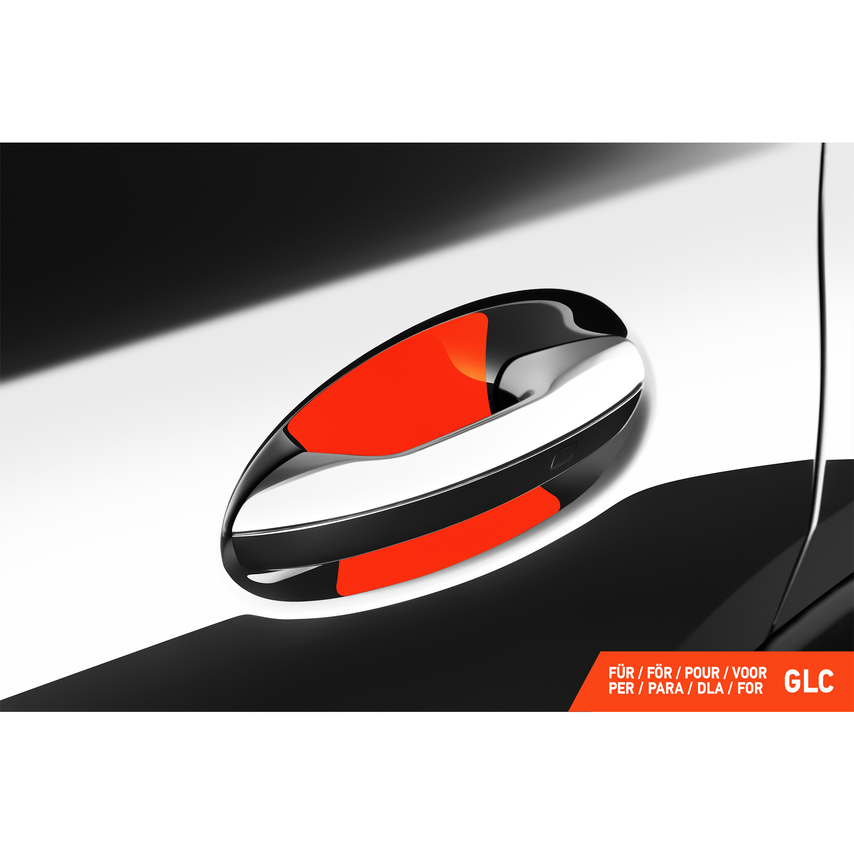 Auto Türgriffmulden Schutzfolie für Mercedes Benz GLC 2 (II) X254 I 2022 - 2026 im 4er Set