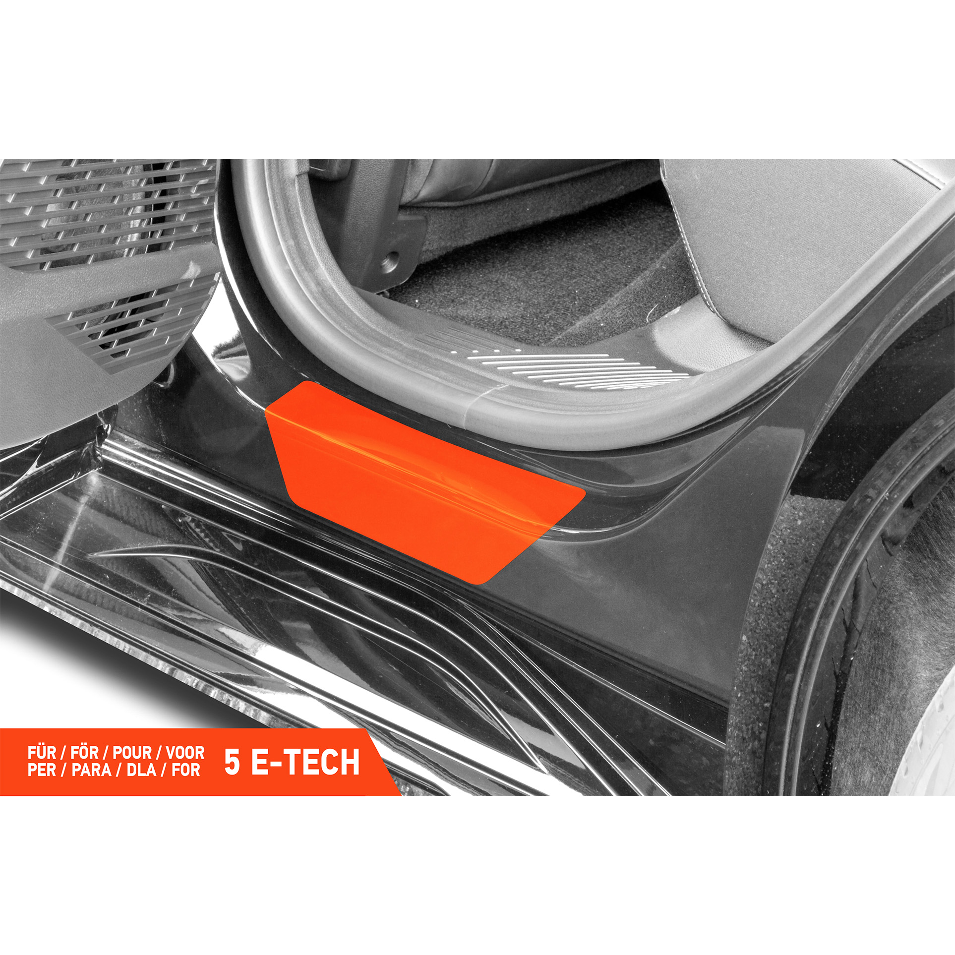 Einstiegsleisten Schutz für Renault 5 E-Tech I 2024 - 2026 im 4er Set