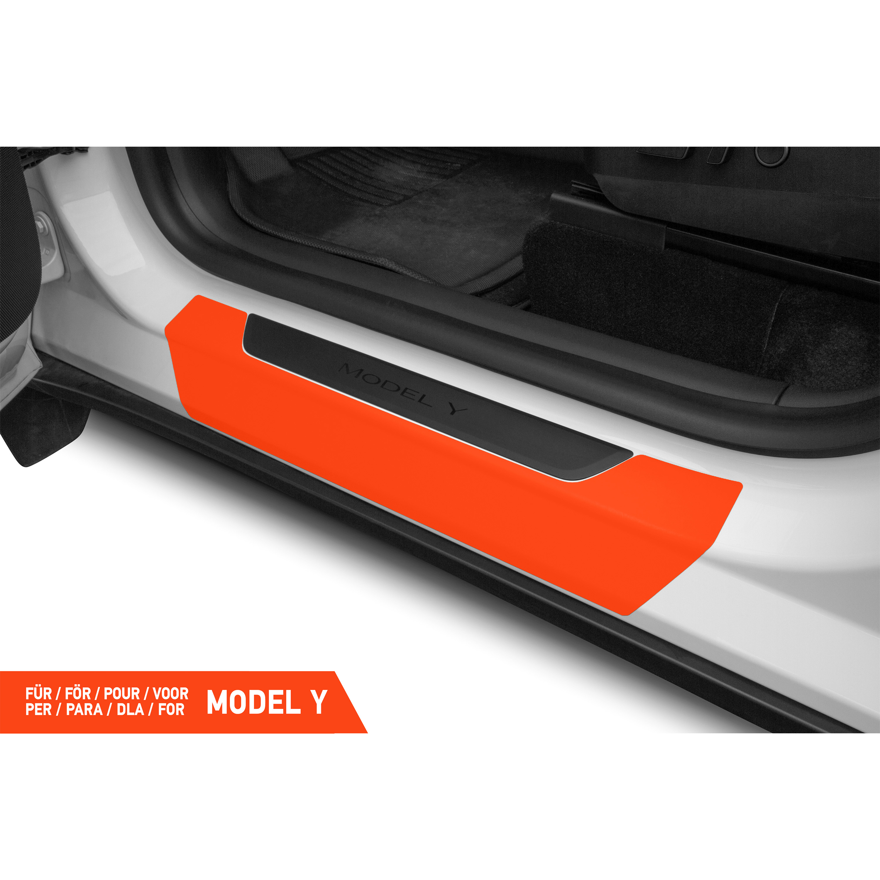 Einstiegsleisten Schutz für Tesla Model Y I 2020 - 2025 im 4er Set