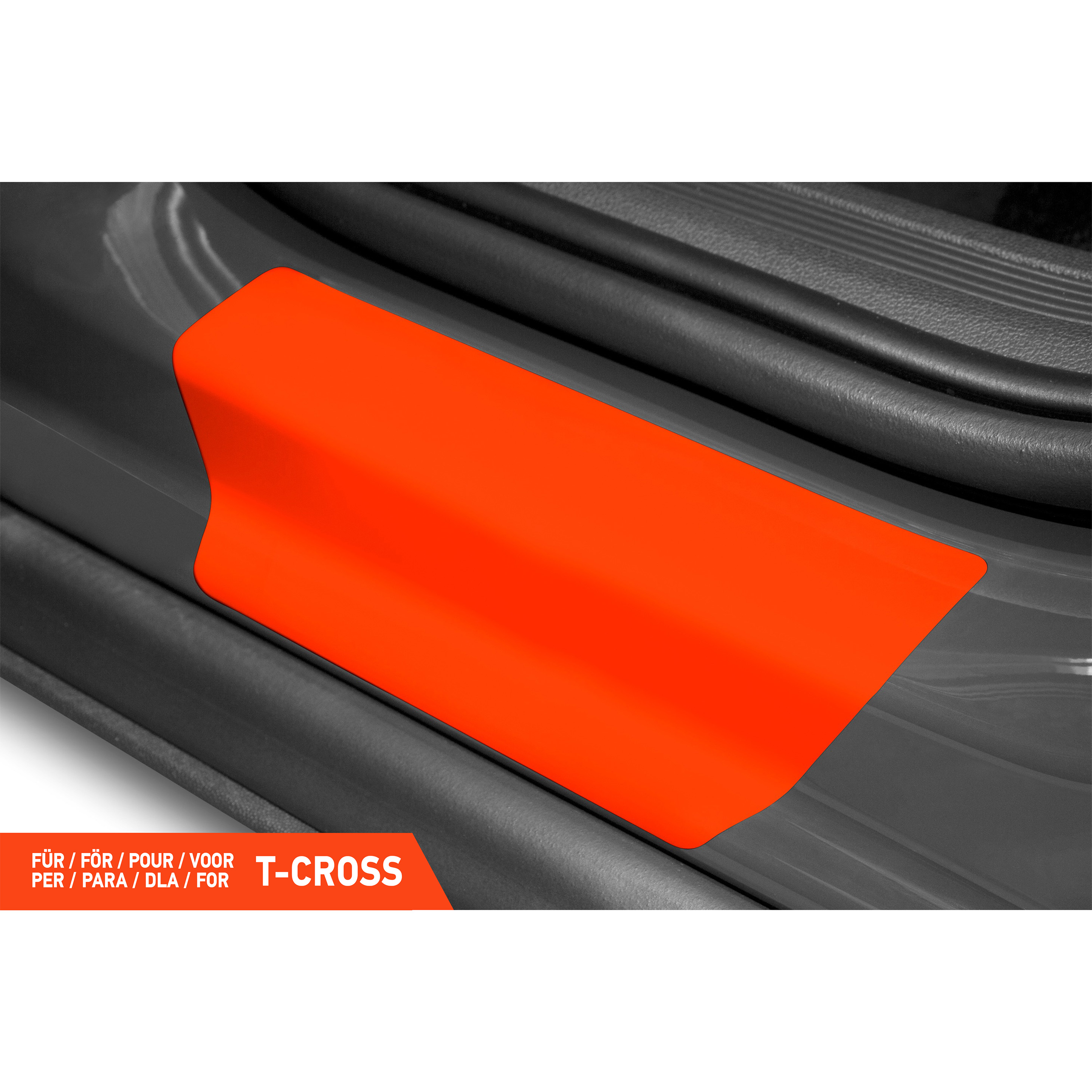 Einstiegsleisten Schutz für VW T-Cross C1 I 2019 - 2026 im 4er Set