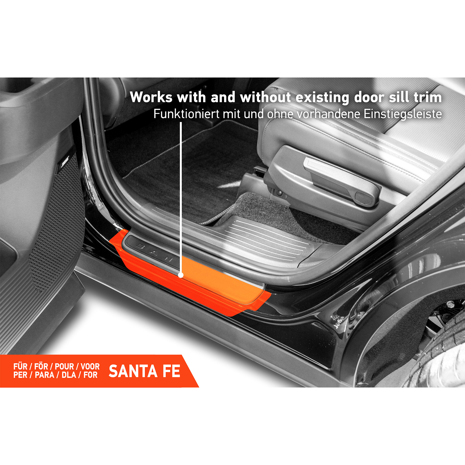 Einstiegsleisten Schutz für Hyundai Santa Fe 5 (V) MX5 I 2024 - 2026 im 4er Set