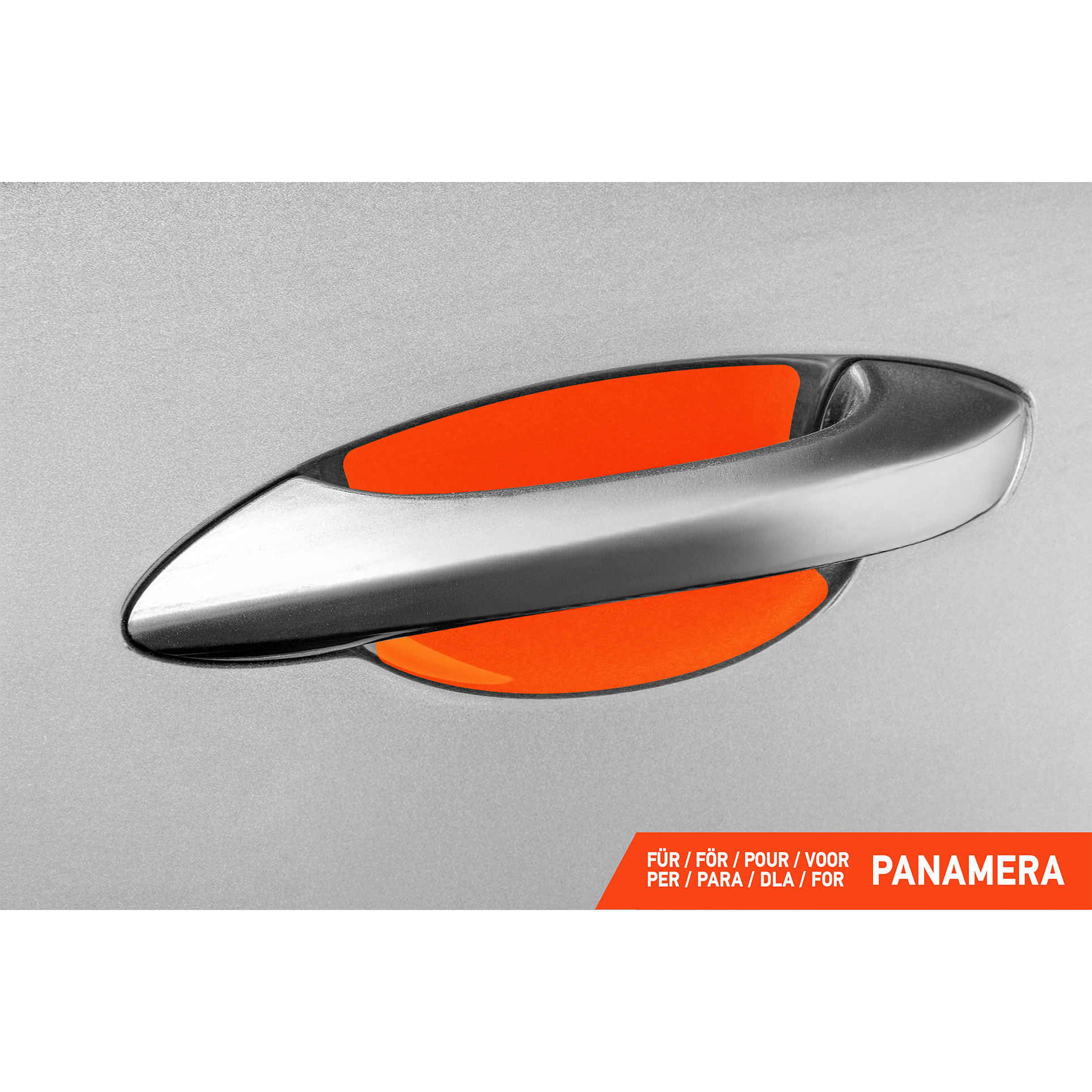 Auto Türgriffmulden Schutzfolie für Porsche Panamera 3 (III) 976 I 2024 - 2025 im 4er Set