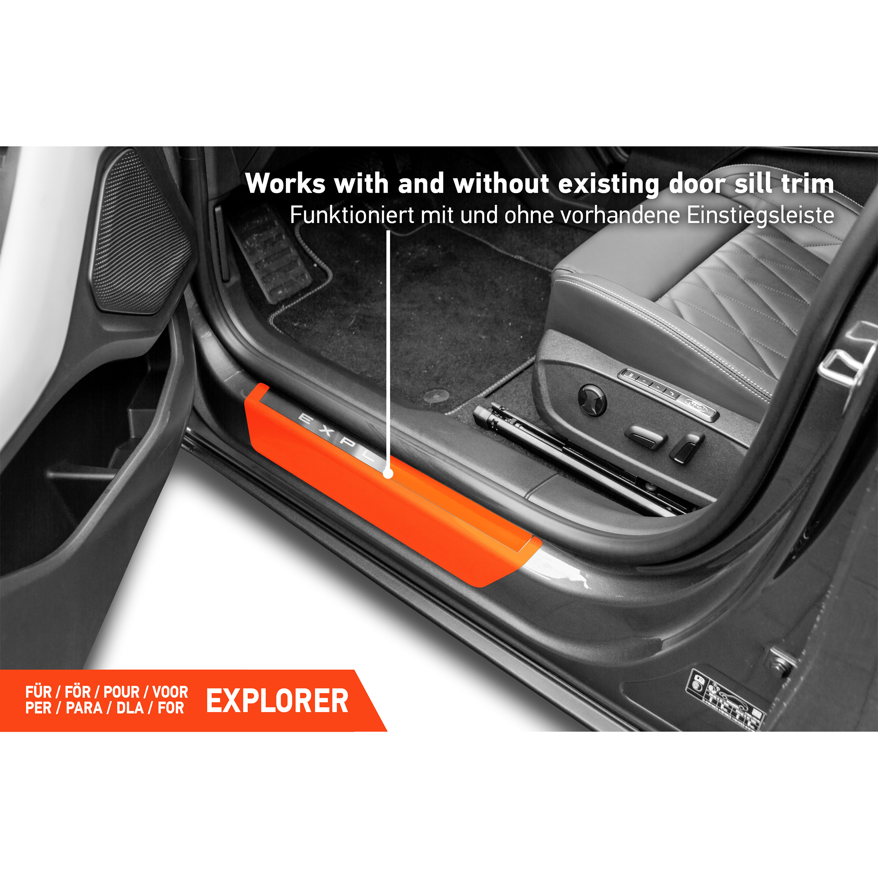 Einstiegsleisten Schutz für Ford Explorer CX740 I 2024 - 2026 im 4er Set