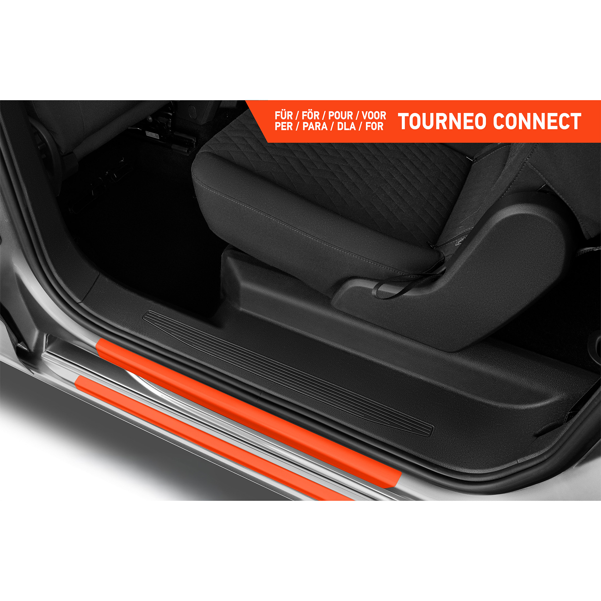 Einstiegsleisten Schutz für Ford Tourneo Connect 3 (III) I 2022 - 2026 im 6er Set