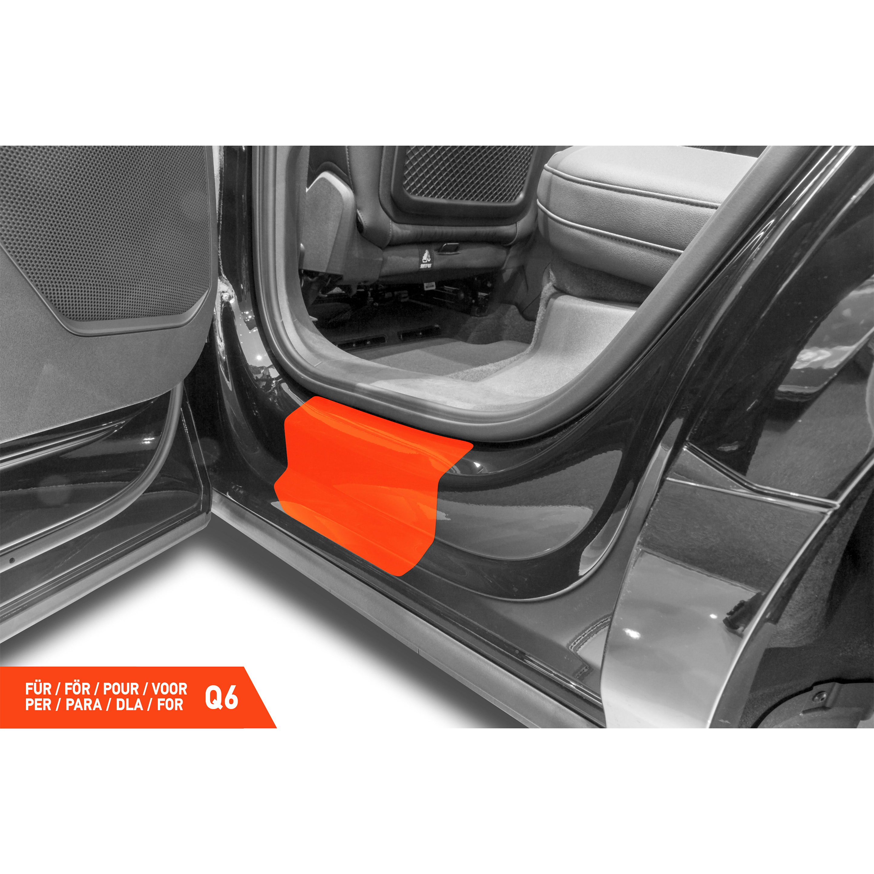 Einstiegsleisten Schutz für Audi Q6 SUV e-tron GF I 2024 - 2026 im 4er Set