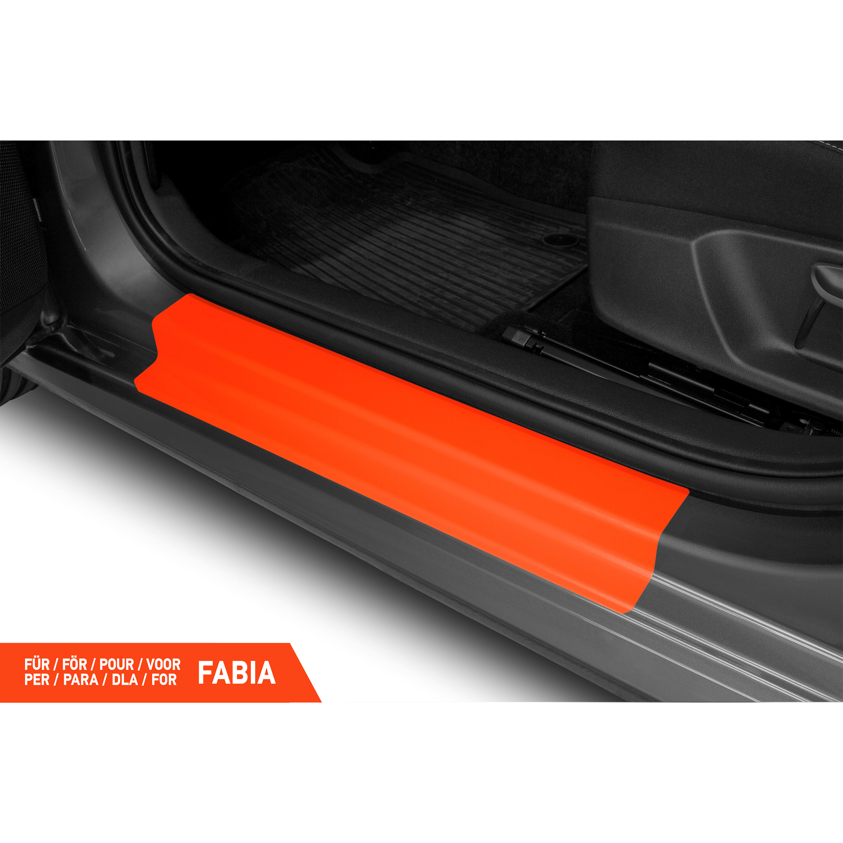 Einstiegsleisten Schutz für Skoda Fabia 4 (IV) I 2021 - 2026 im 4er Set