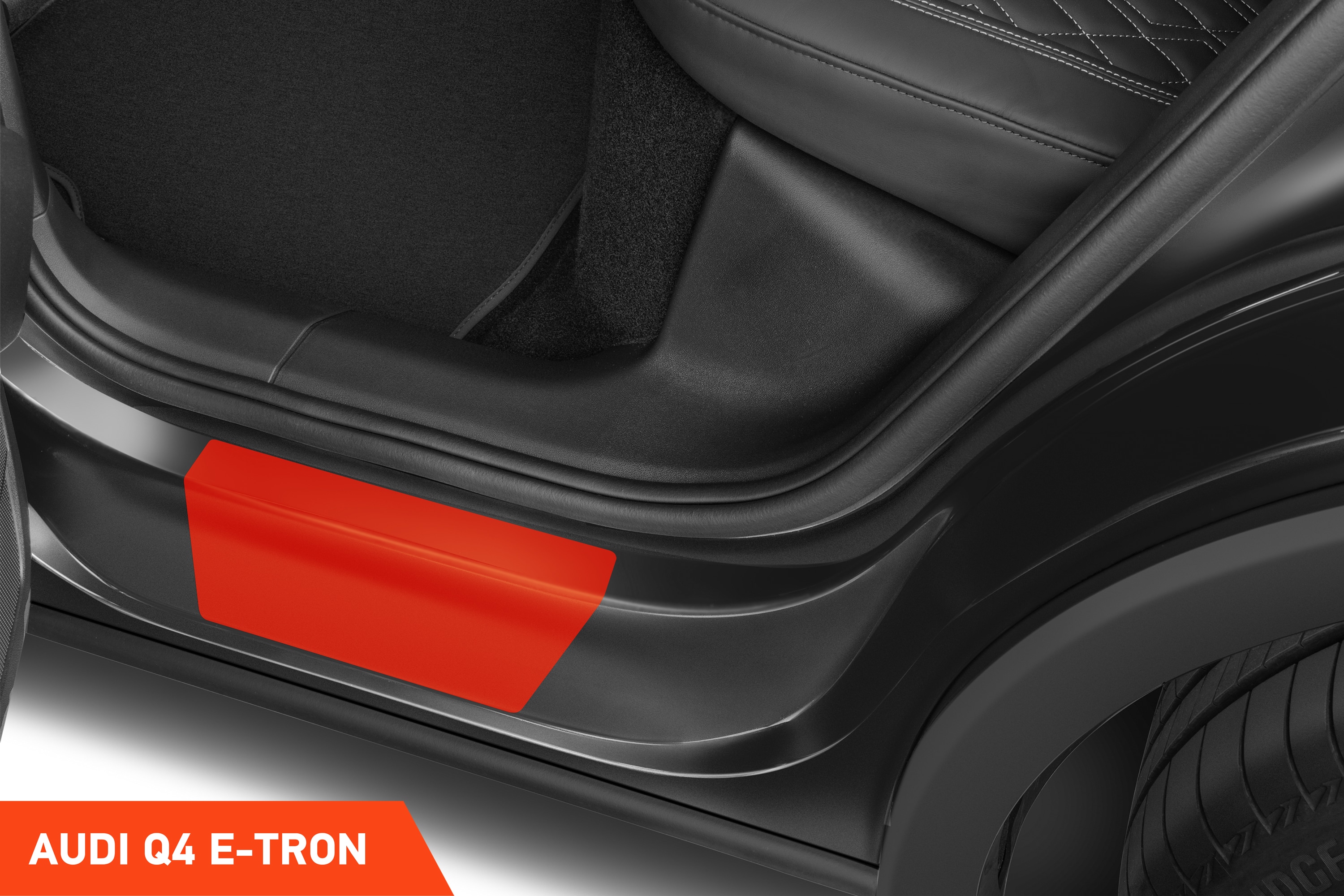 Einstiegsleisten Schutz für Audi Q4 e-tron Sportback F4 I 2021 - 2025 im 4er Set