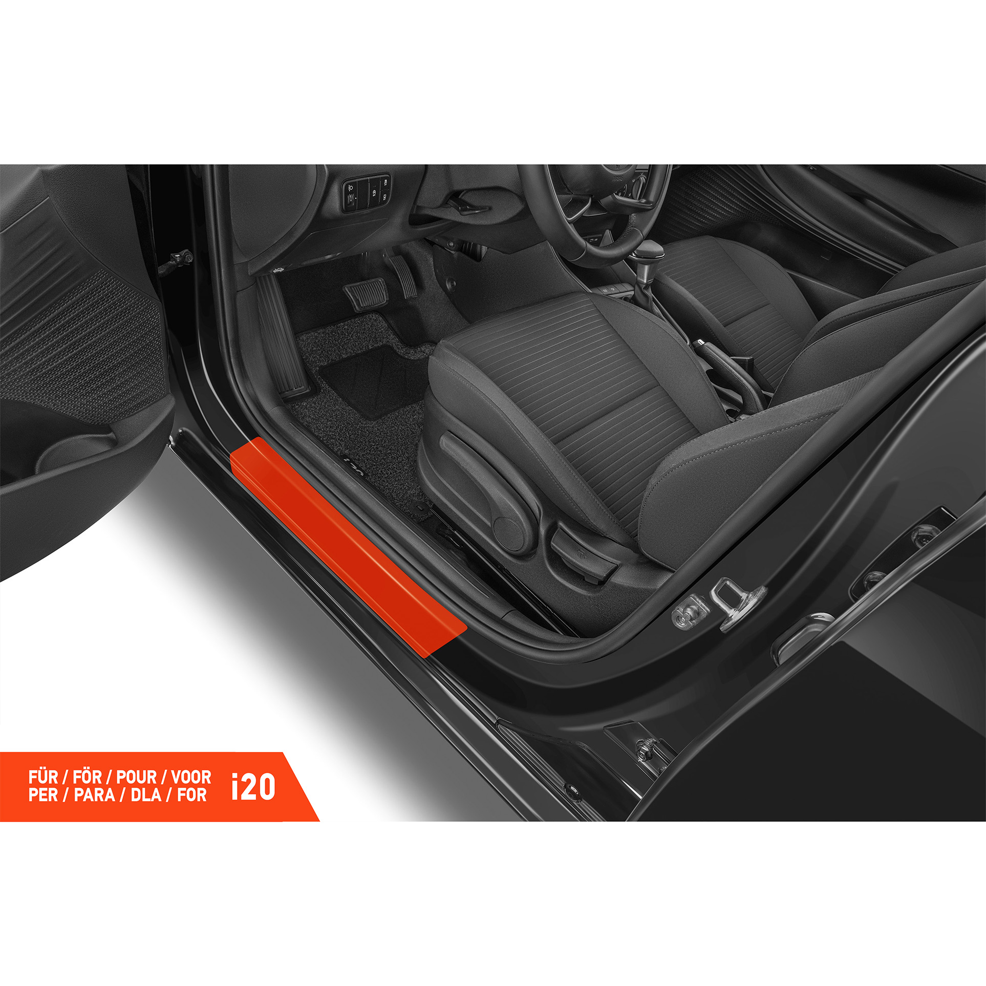 Einstiegsleisten Schutz für Hyundai i20 3 (III) BC3 I 2020 - 2026 im 4er Set