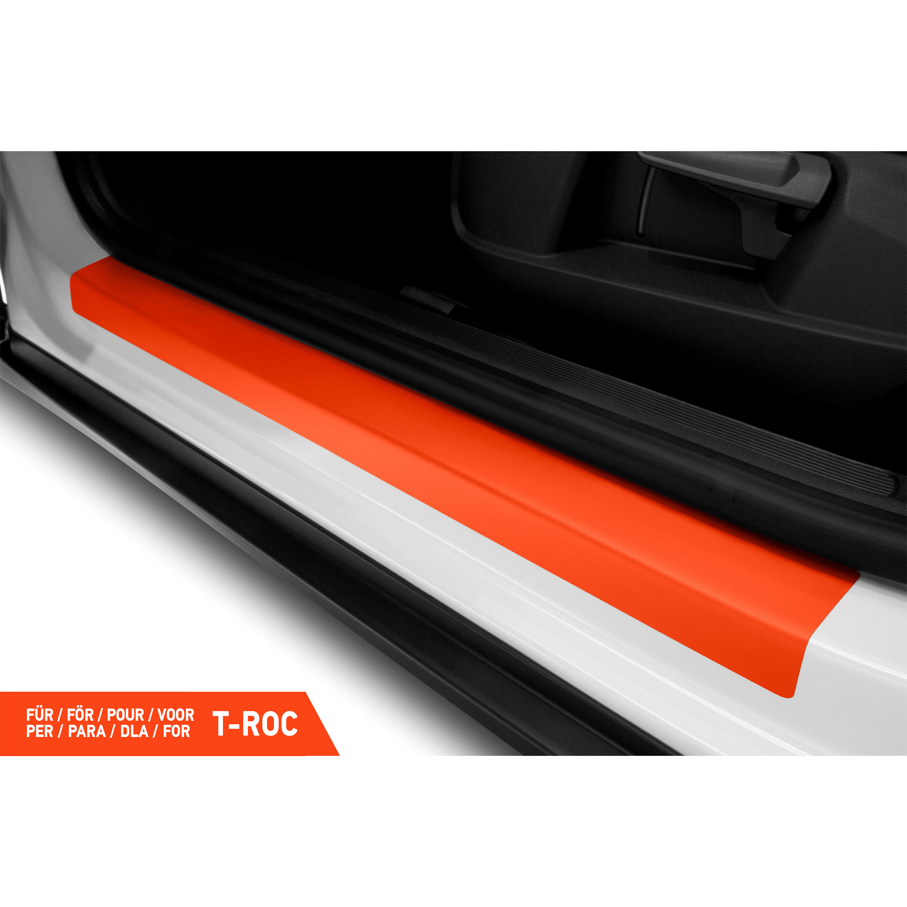 Einstiegsleisten Schutz für VW T-Roc Cabriolet 1 (I) AC7 I 2019 - 2026 im 2er Set