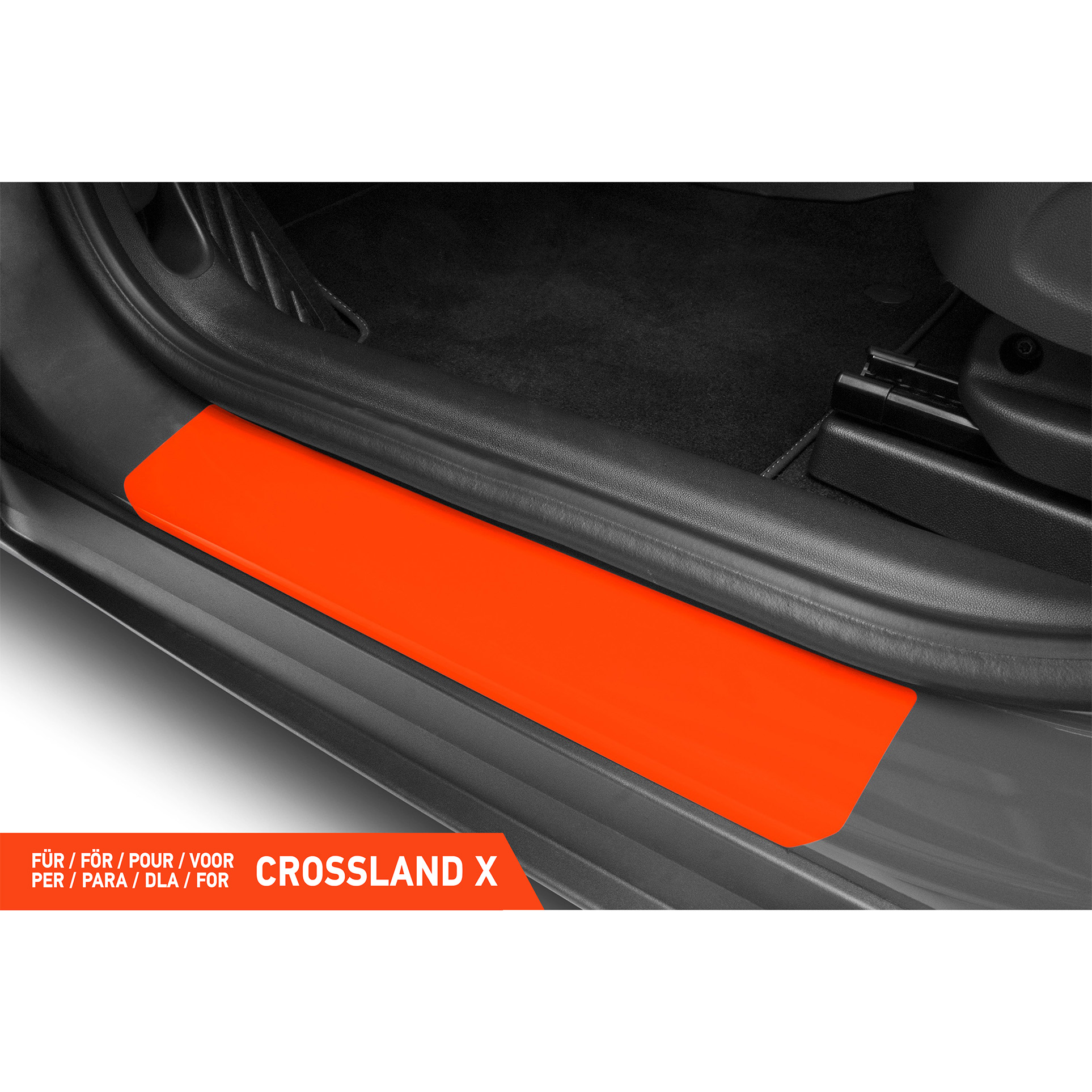 Einstiegsleisten Schutz für Opel Crossland P17 I 2017 - 2024 im 4er Set